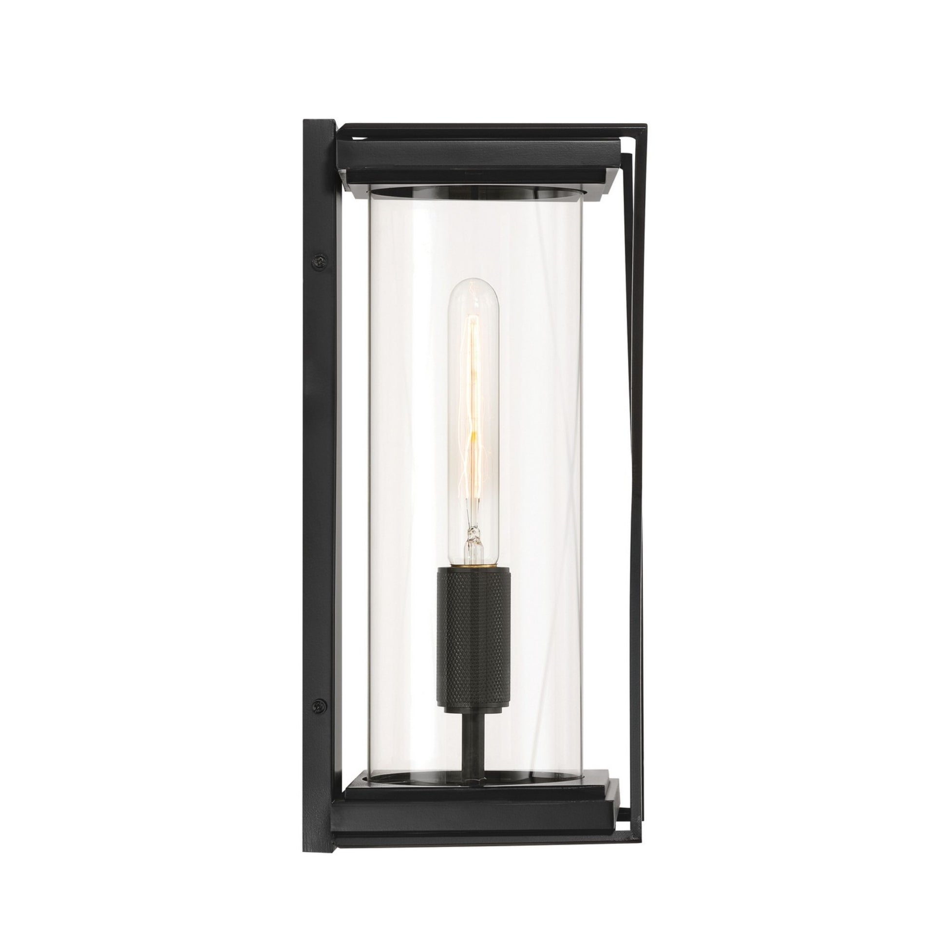 Rockhill 16" Outdoor Wall Sconce, Dark Matte Black Finish - Bees Lighting