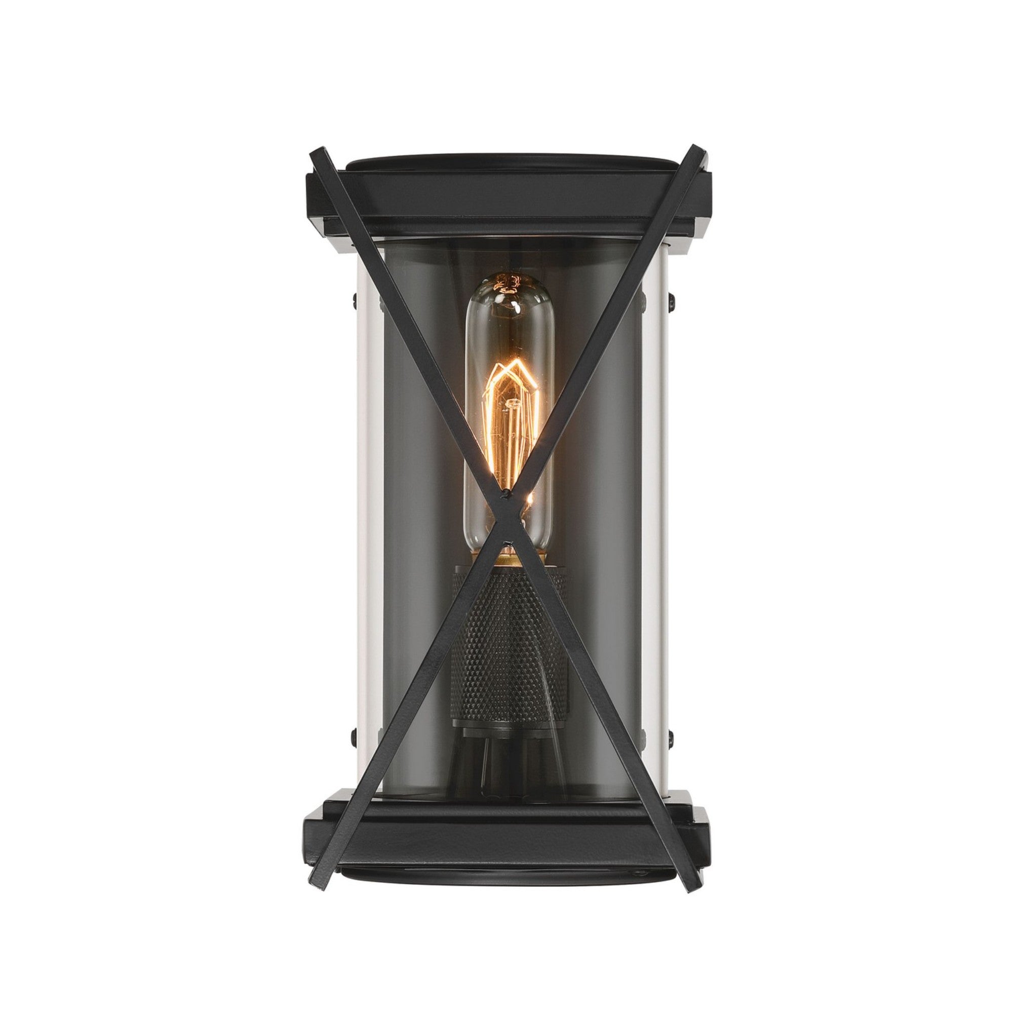 Rockhill 11" Outdoor Wall Sconce, Dark Matte Black Finish - Bees Lighting