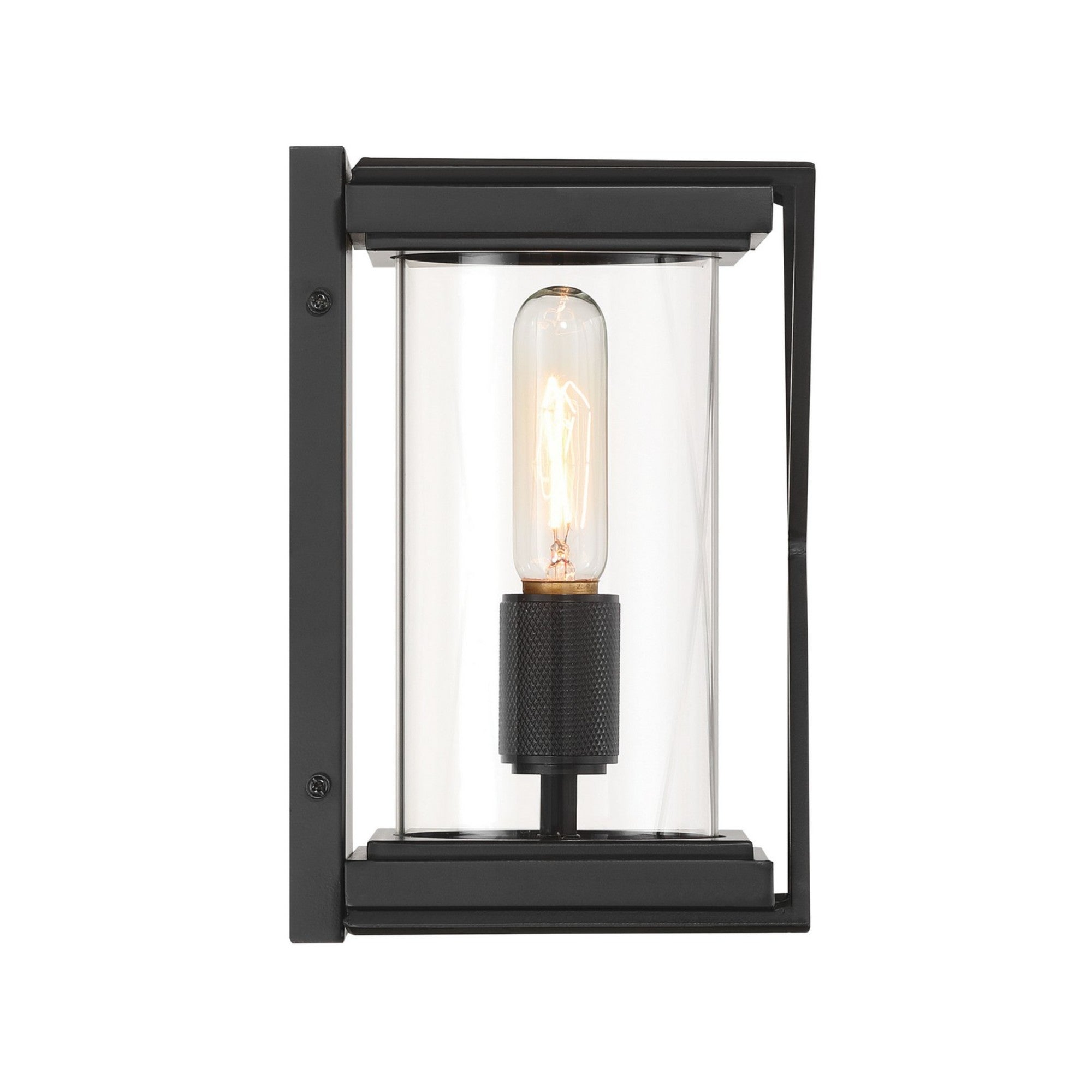 Rockhill 11" Outdoor Wall Sconce, Dark Matte Black Finish - Bees Lighting
