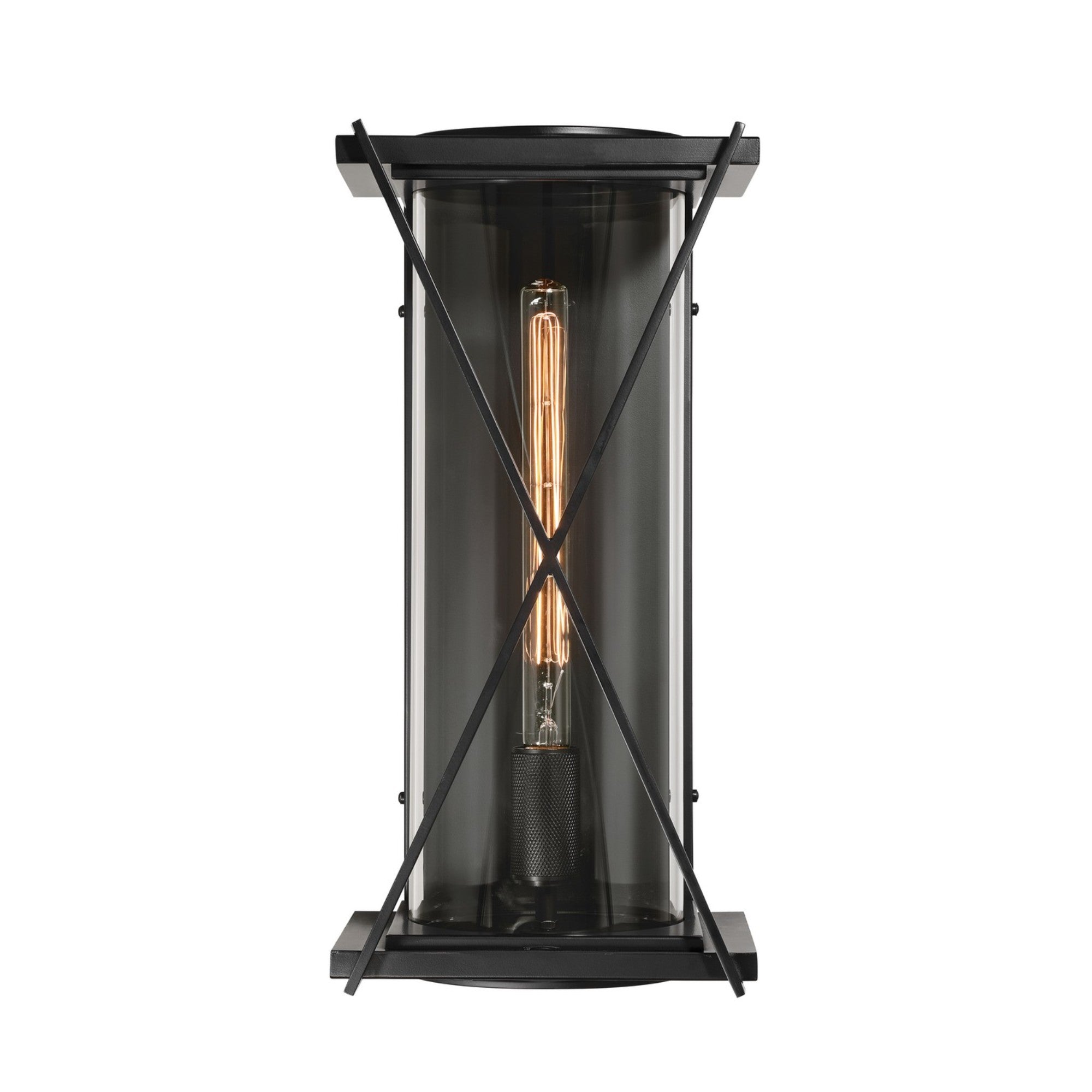 Rockhill 20" Outdoor Wall Sconce, Dark Matte Black Finish - Bees Lighting