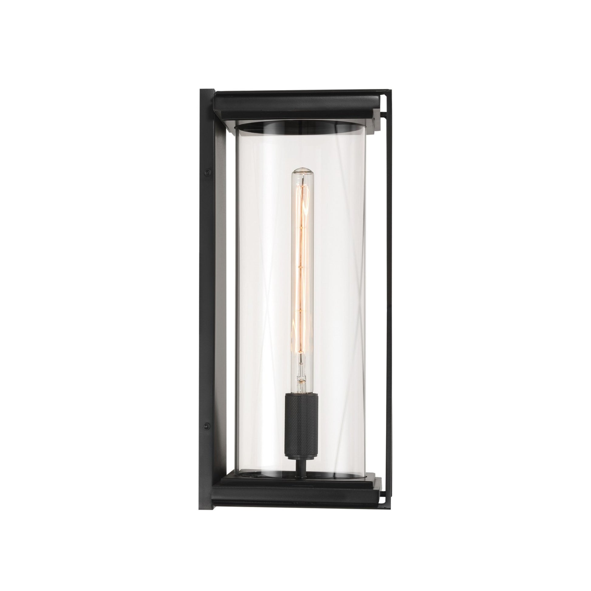 Rockhill 20" Outdoor Wall Sconce, Dark Matte Black Finish - Bees Lighting