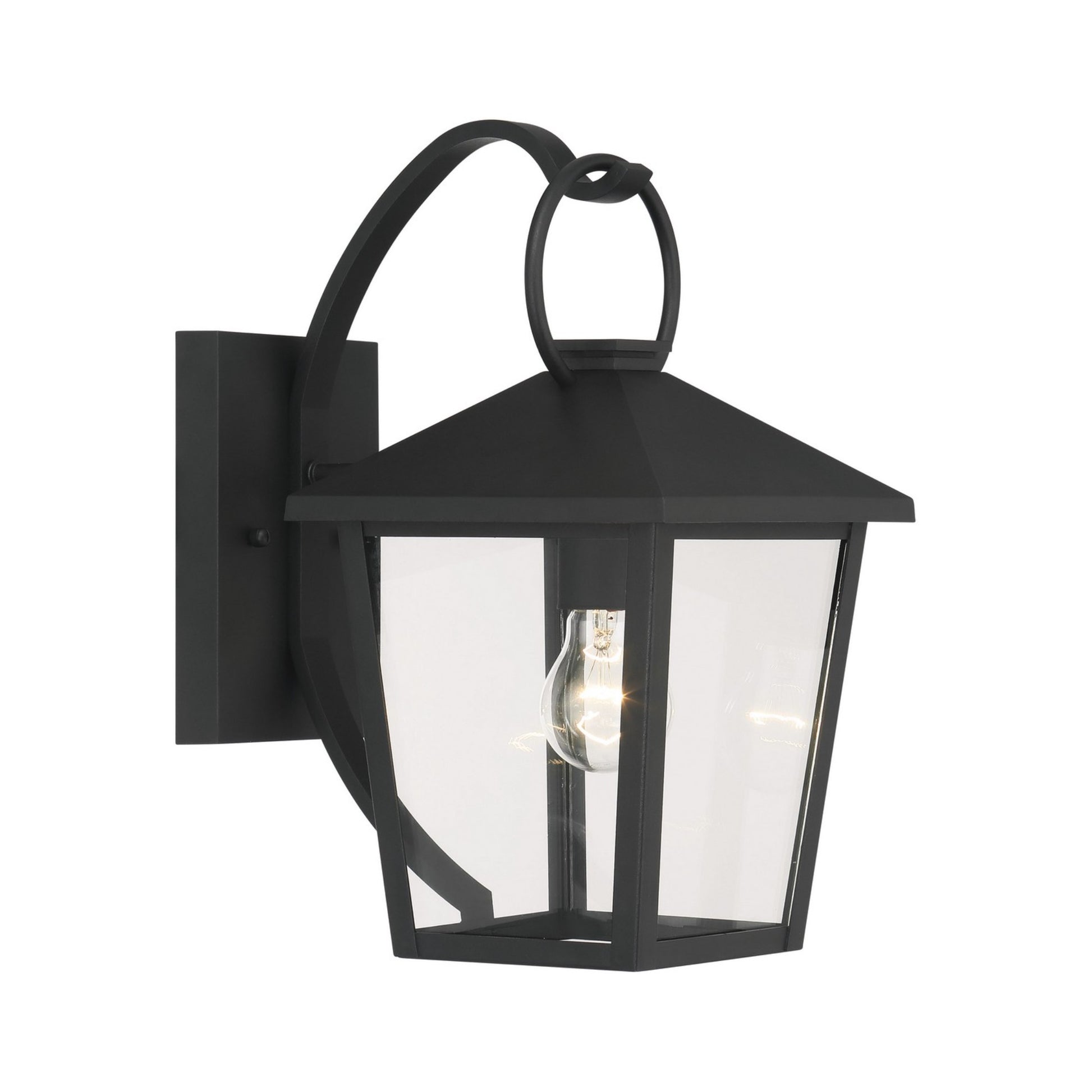Parkside 15" Outdoor Wall Sconce, Sand Coal Finish - Bees Lighting