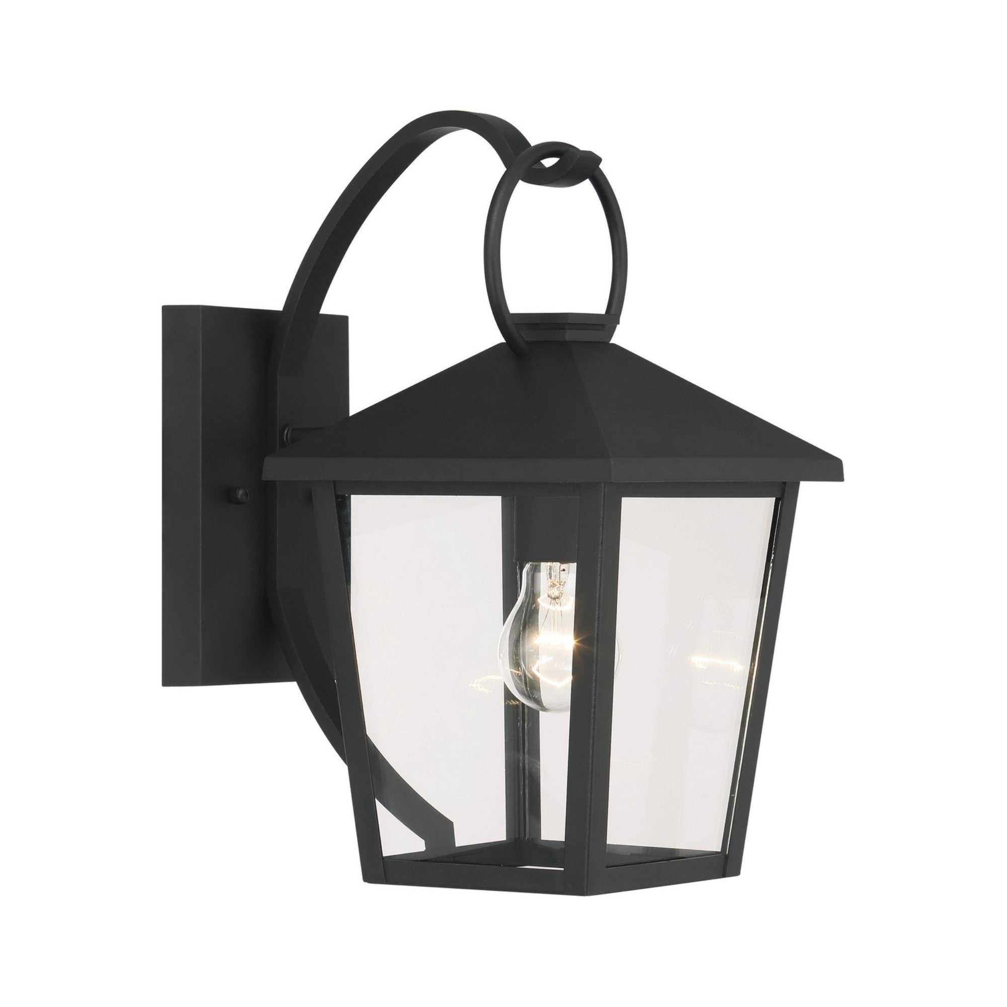 Parkside 15" Outdoor Wall Sconce, Sand Coal Finish - Bees Lighting