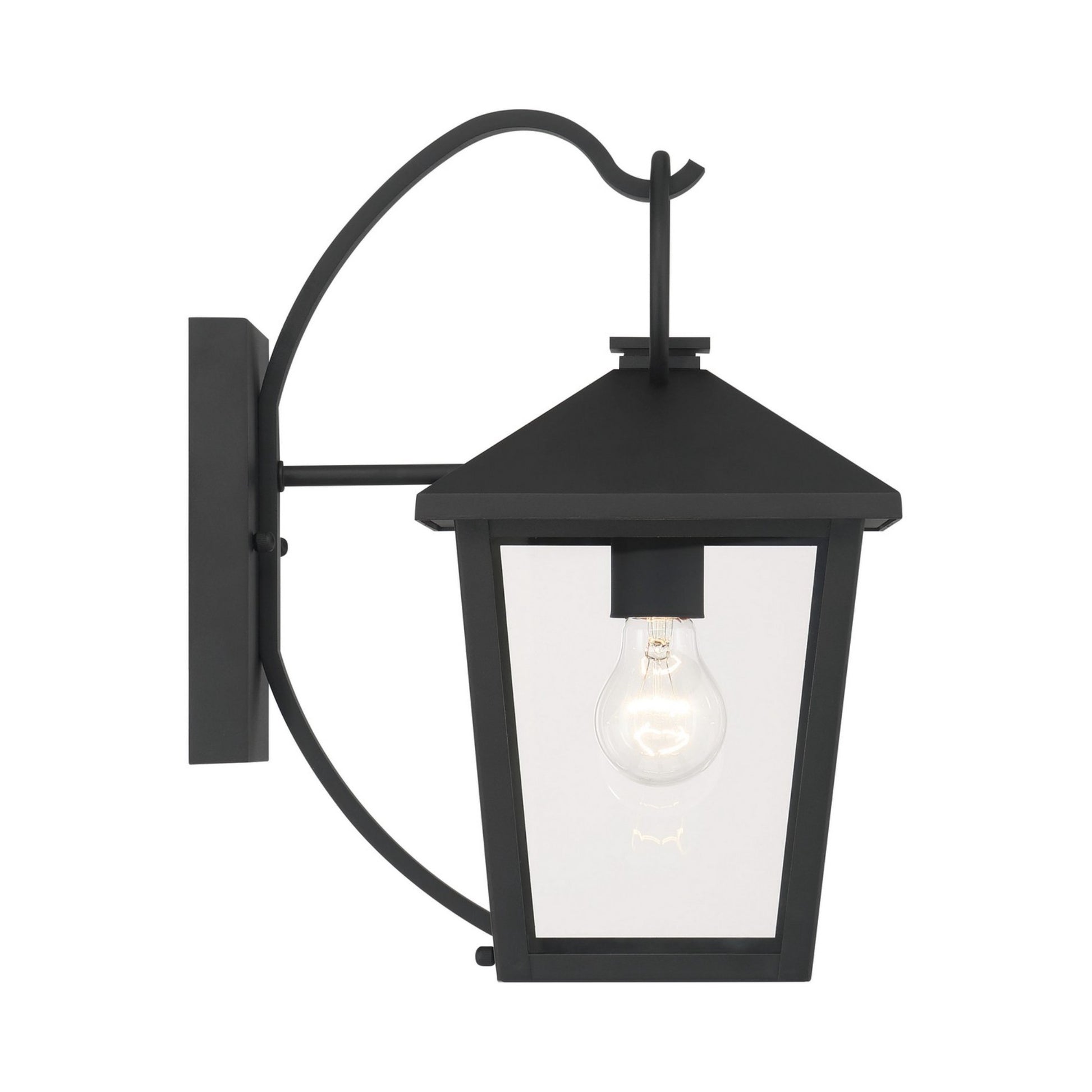 Parkside 15" Outdoor Wall Sconce, Sand Coal Finish - Bees Lighting