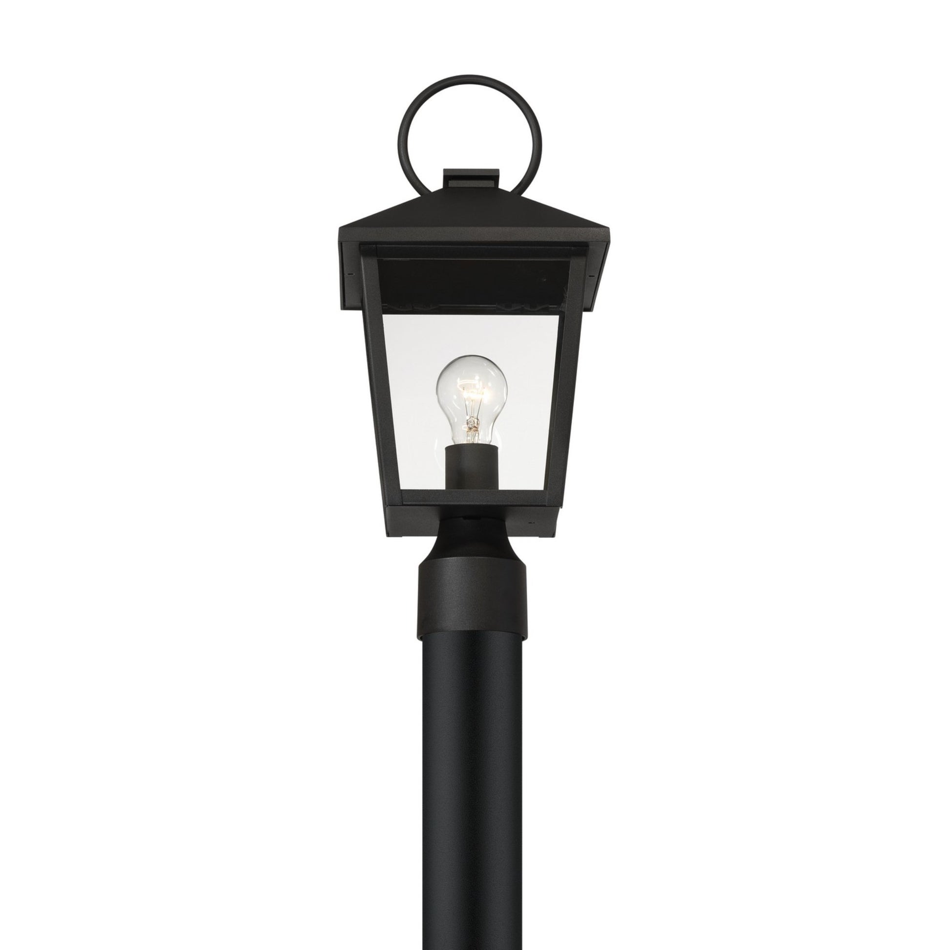 Parkside 17" Outdoor Post Mount, Sand Coal Finish - Bees Lighting