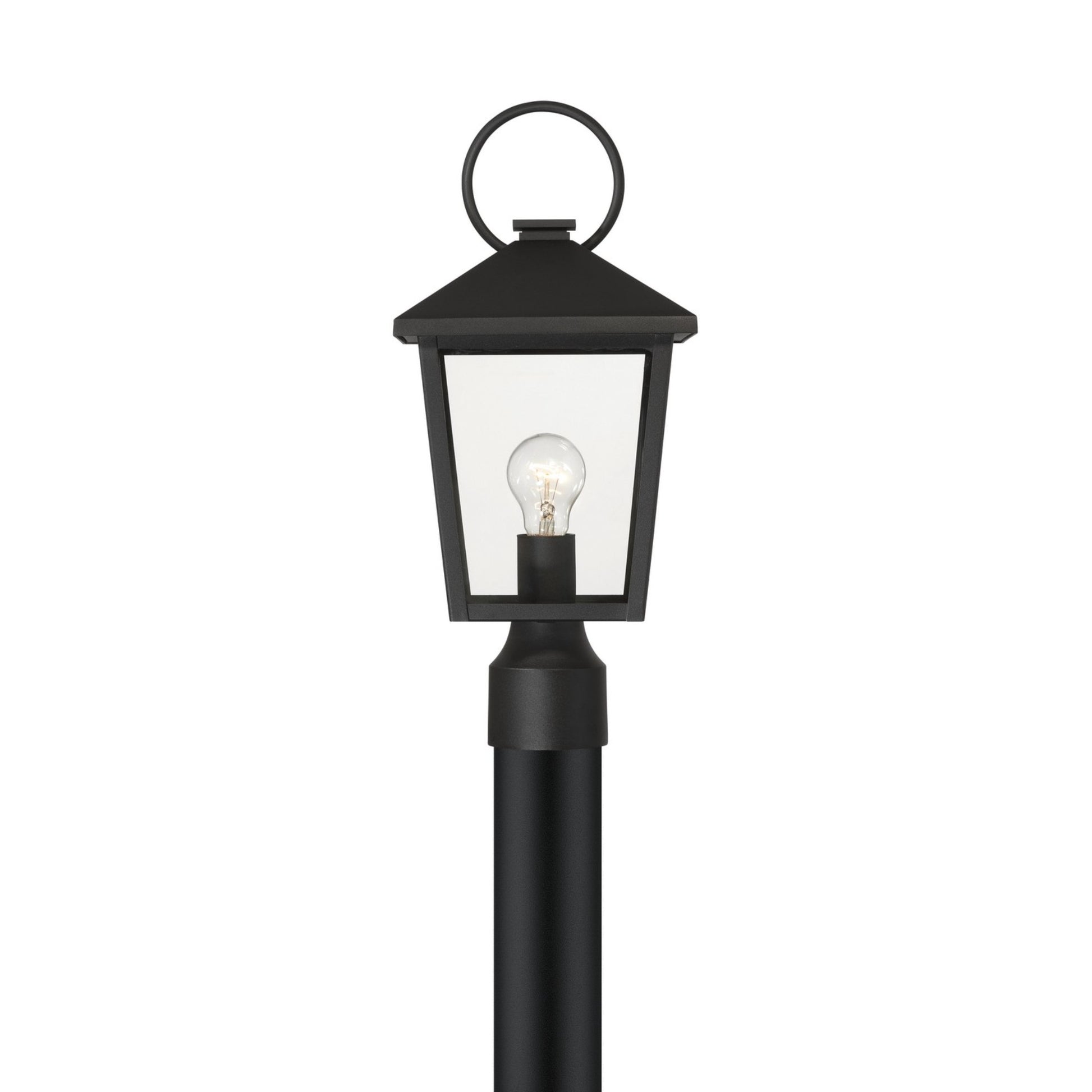 Parkside 17" Outdoor Post Mount, Sand Coal Finish - Bees Lighting