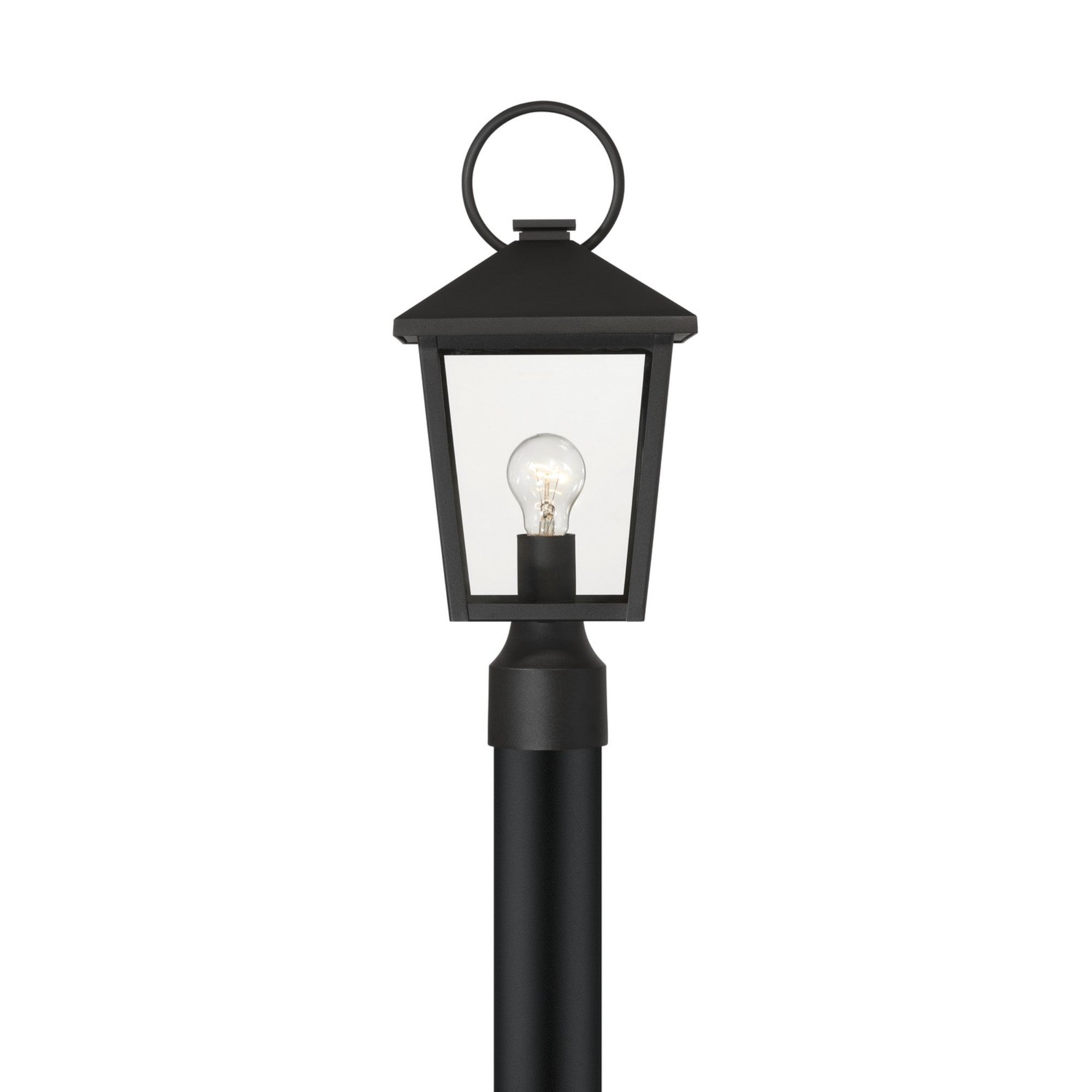 Parkside 17" Outdoor Post Mount, Sand Coal Finish - Bees Lighting
