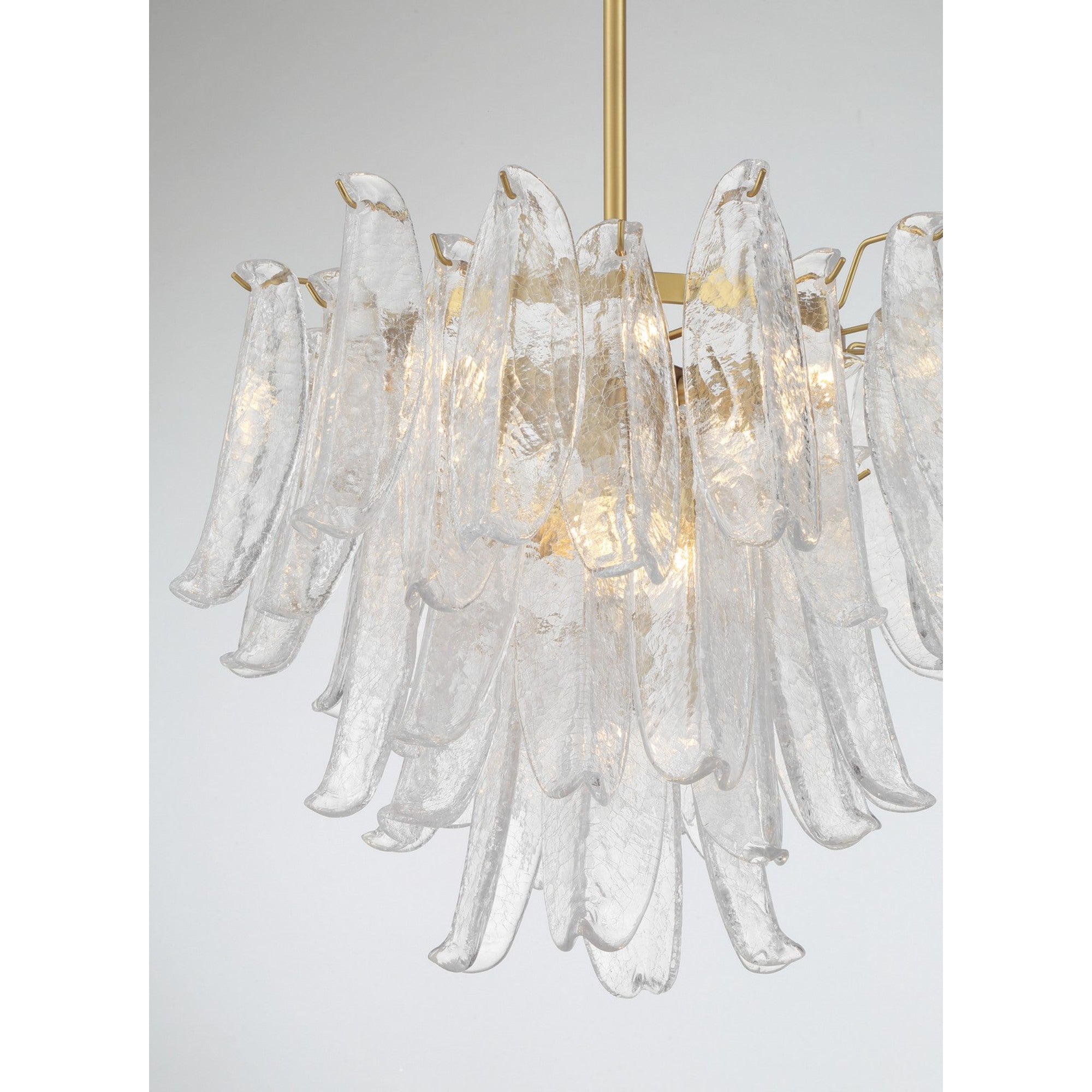 Regent 23" 9-Light Chandelier, Legacy Brass with White Glass Finish - Bees Lighting