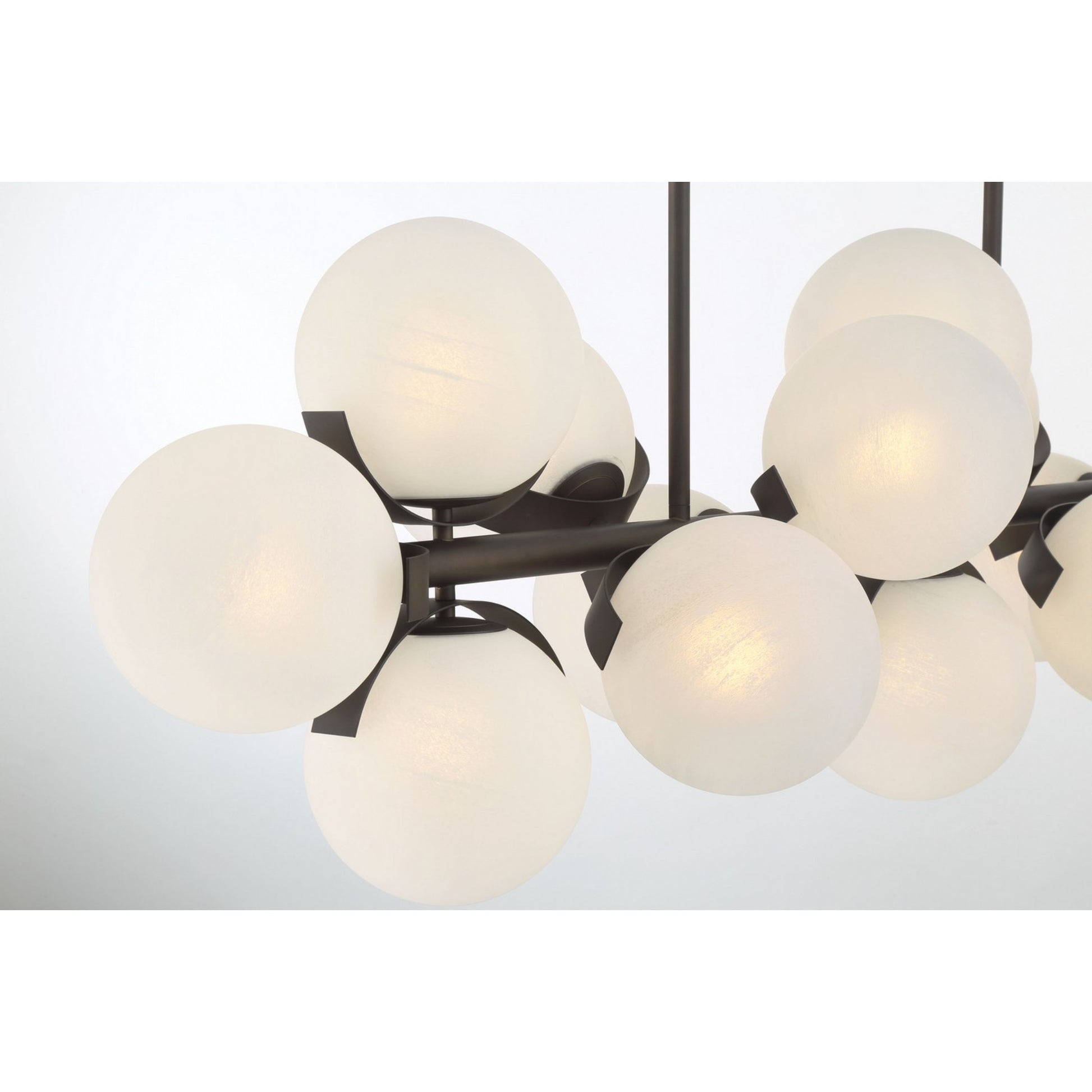 Vino 57" 14-Light Island Light, Dark Bronze Finish - Bees Lighting