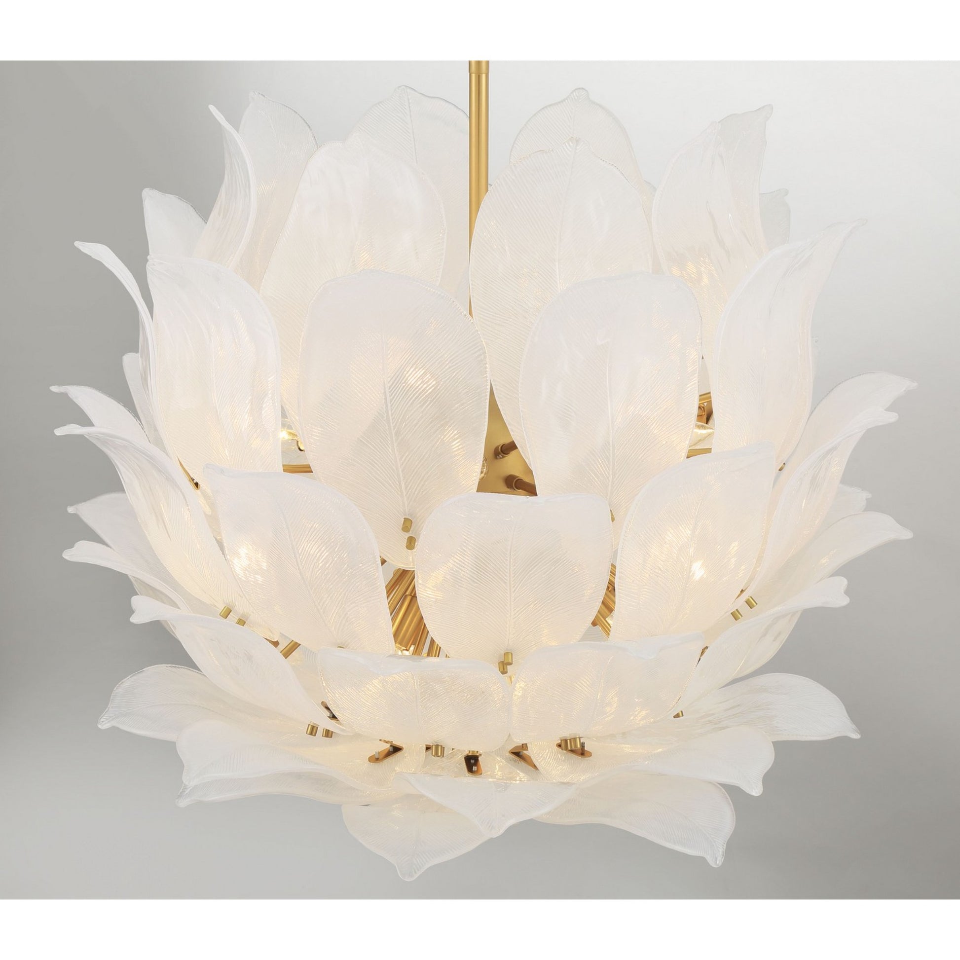 Orchid 37" 24-Light Pendant, Legacy Brass Finish - Bees Lighting