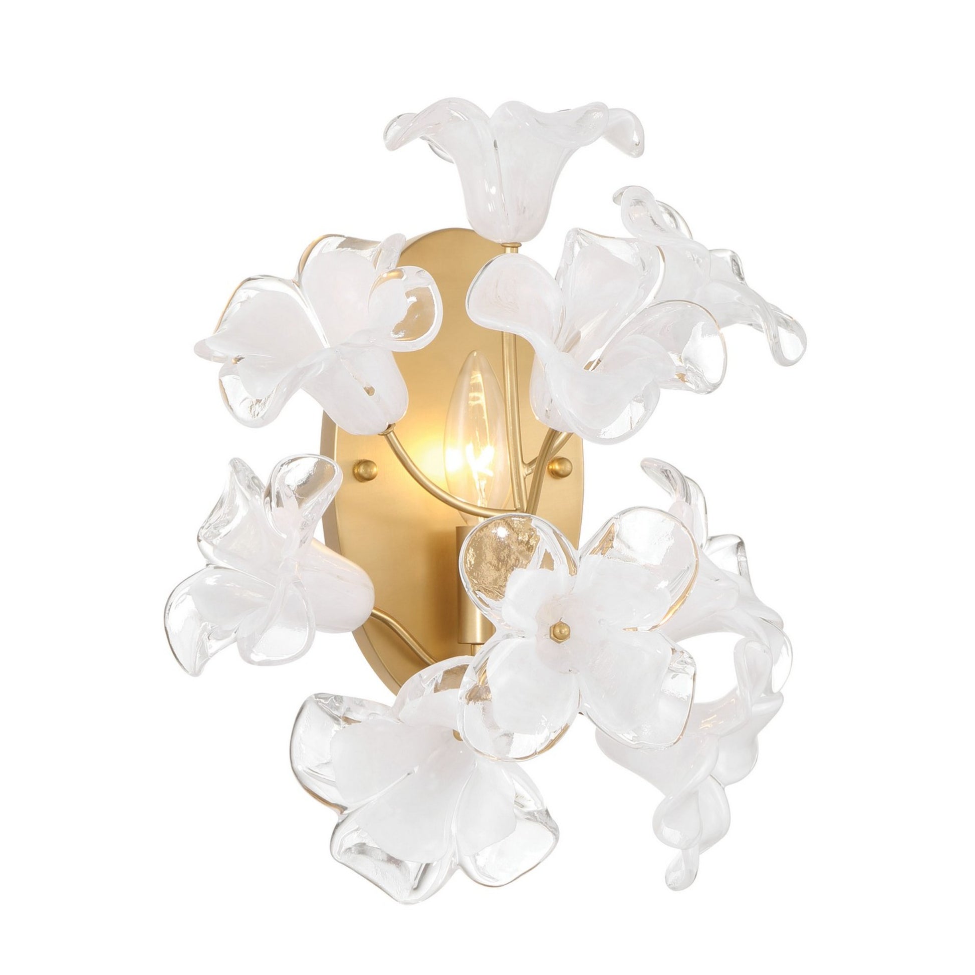 Bloome 15" Wall Sconce, Legacy Brass Finish - Bees Lighting