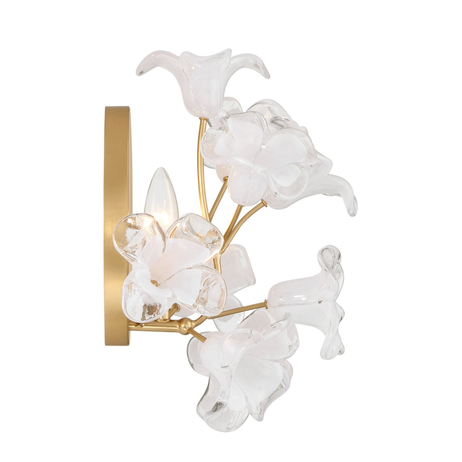 Bloome 15" Wall Sconce, Legacy Brass Finish - Bees Lighting