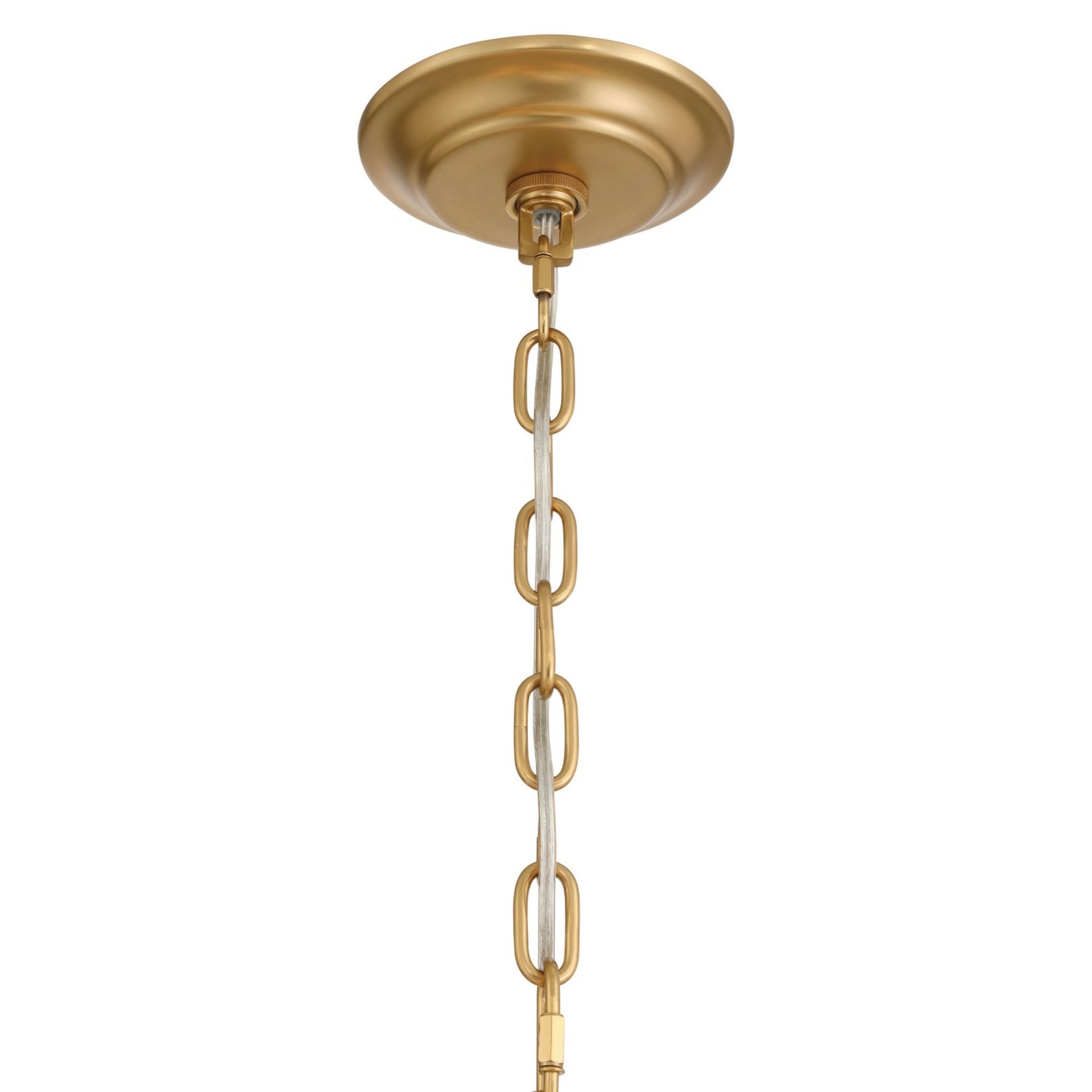 Bloome 29" 6-Light Chandelier, Legacy Brass Finish - Bees Lighting