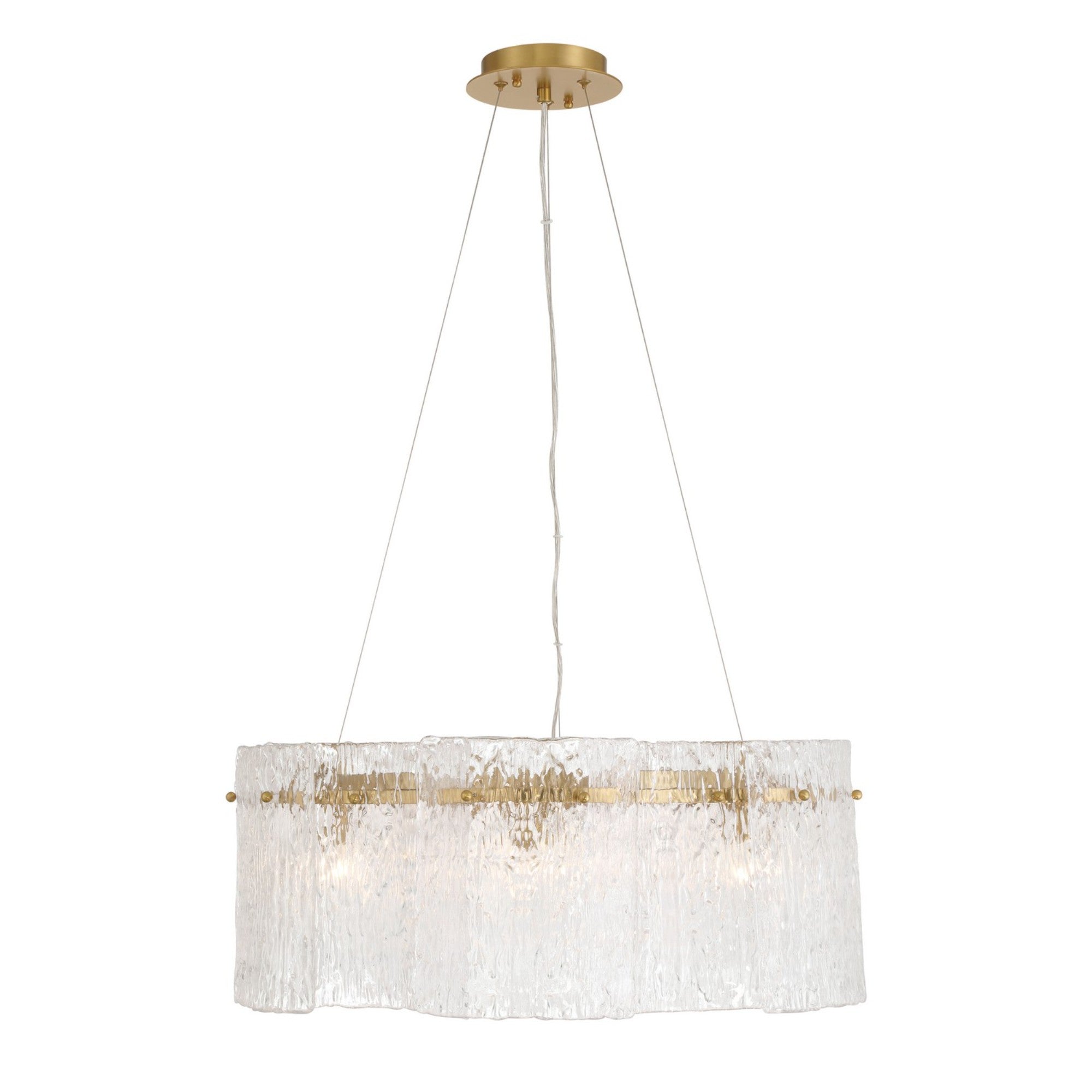 Brookstreet 30" 6-Light Pendant, Legacy Brass Finish - Bees Lighting