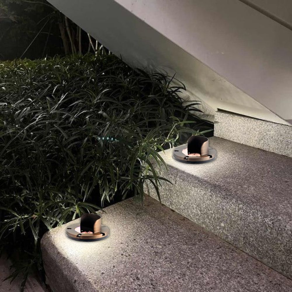 12V Cowl Landscape In-Ground Light Brass