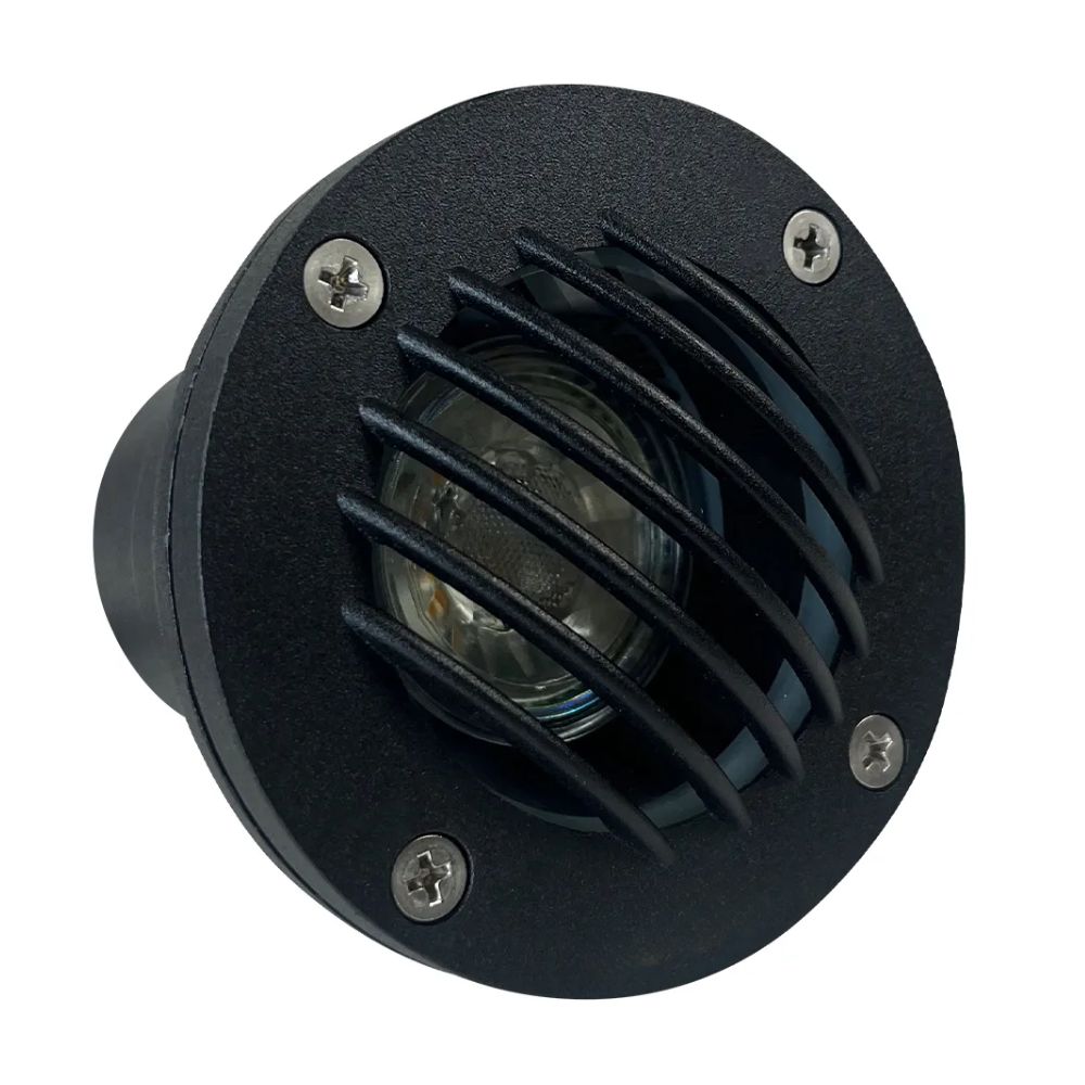 LED Landscape Round Grill Well Light, Black