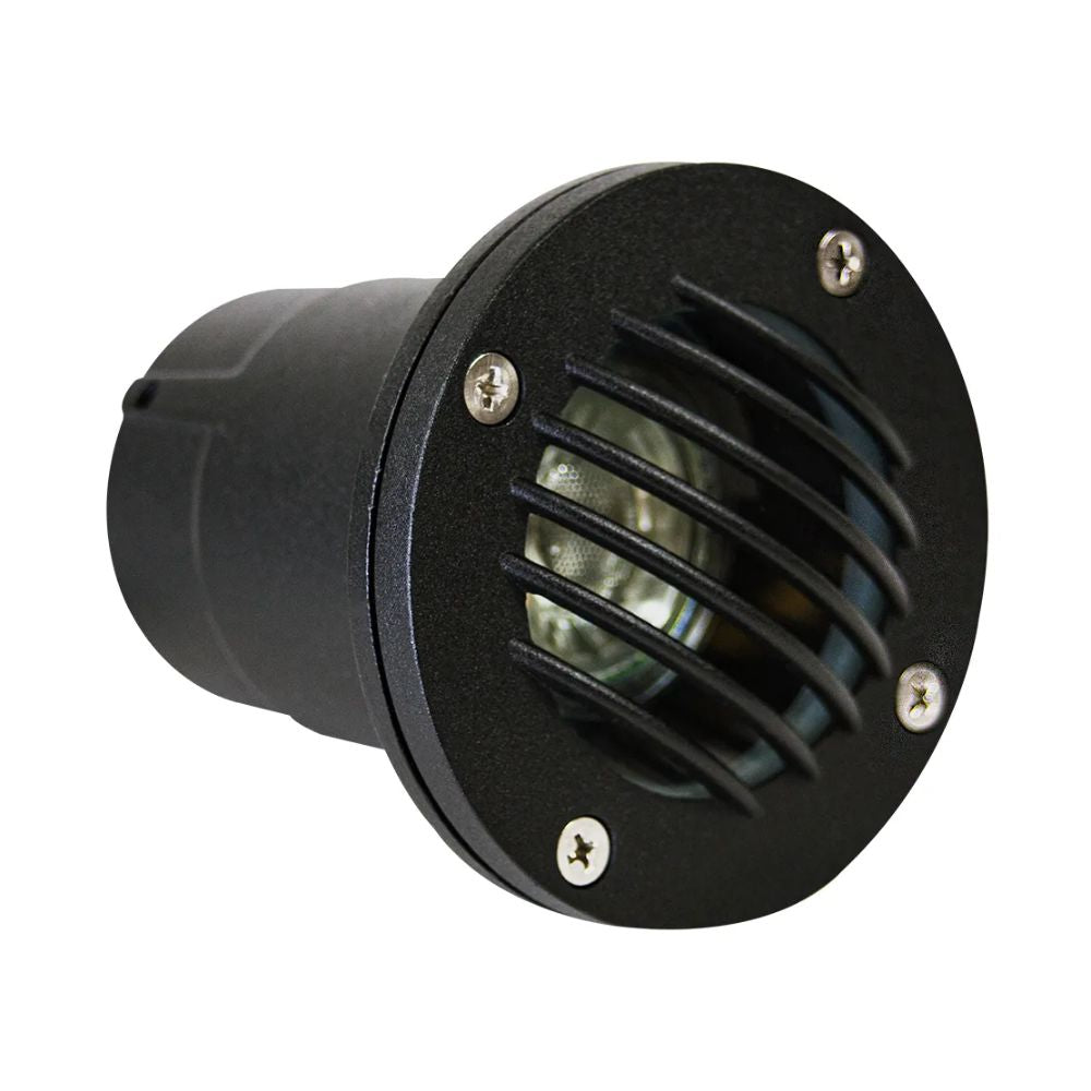 LED Landscape Round Grill Well Light, Black
