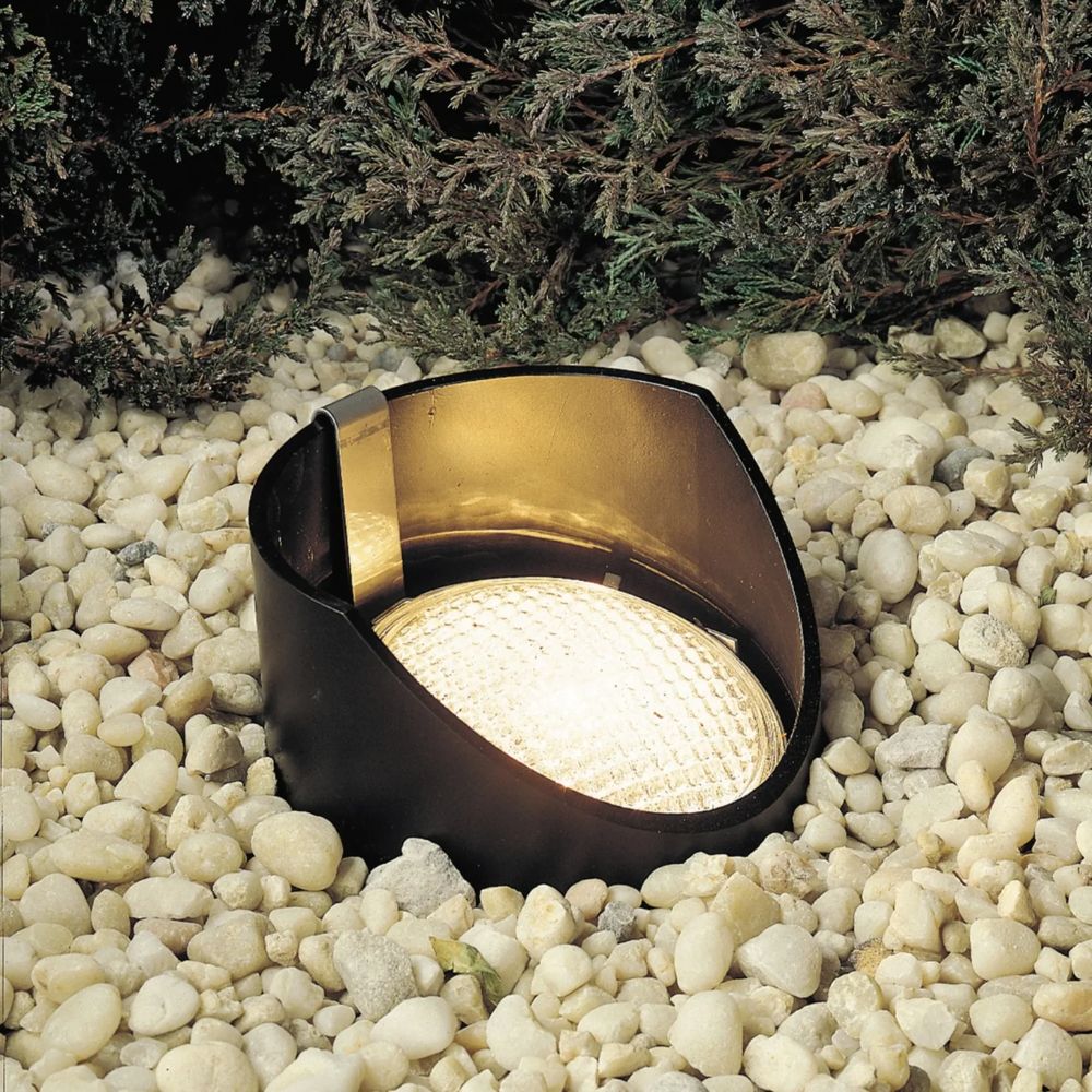 In-Ground 1-Light 12V, Black (Not Painted)