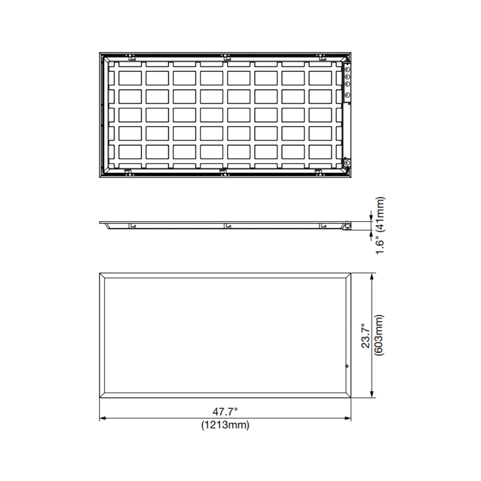 2x4 LED Flat Panel Light, 27W, 3750 Lumens, 35K/40K/50K, 120-277V, Pack of 2 - Bees Lighting