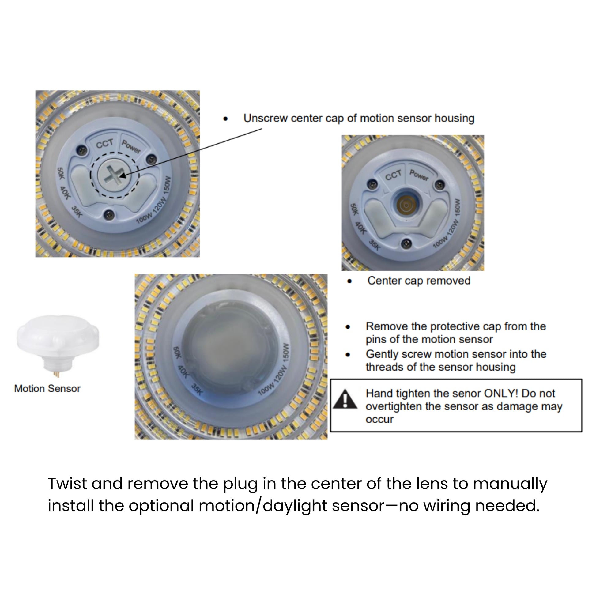 Sylvania - UFO High Bay Fixture, 150W, 22500 Lumens, 35K/40K/50K, 120-277V, White | Bees Lighting