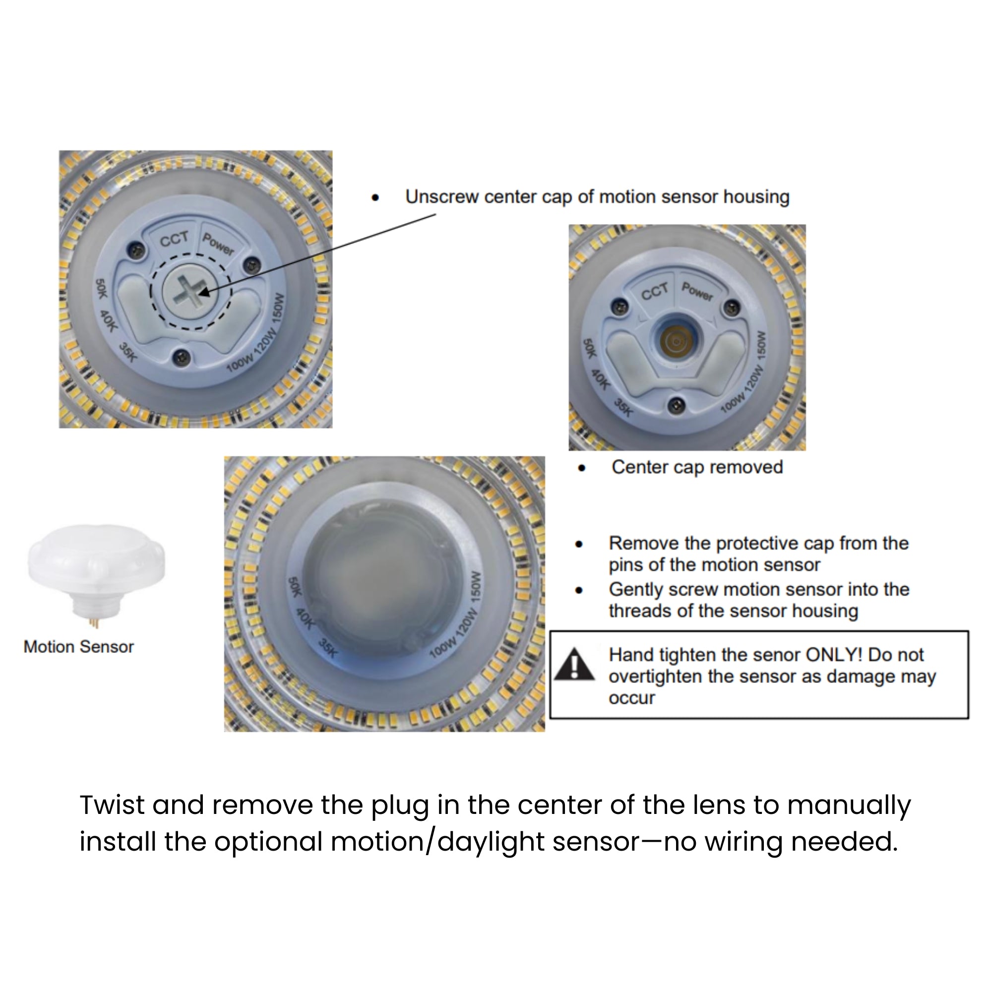 Sylvania - UFO High Bay Fixture, 150W, 22500 Lumens, 35K/40K/50K, 120-277V, White | Bees Lighting