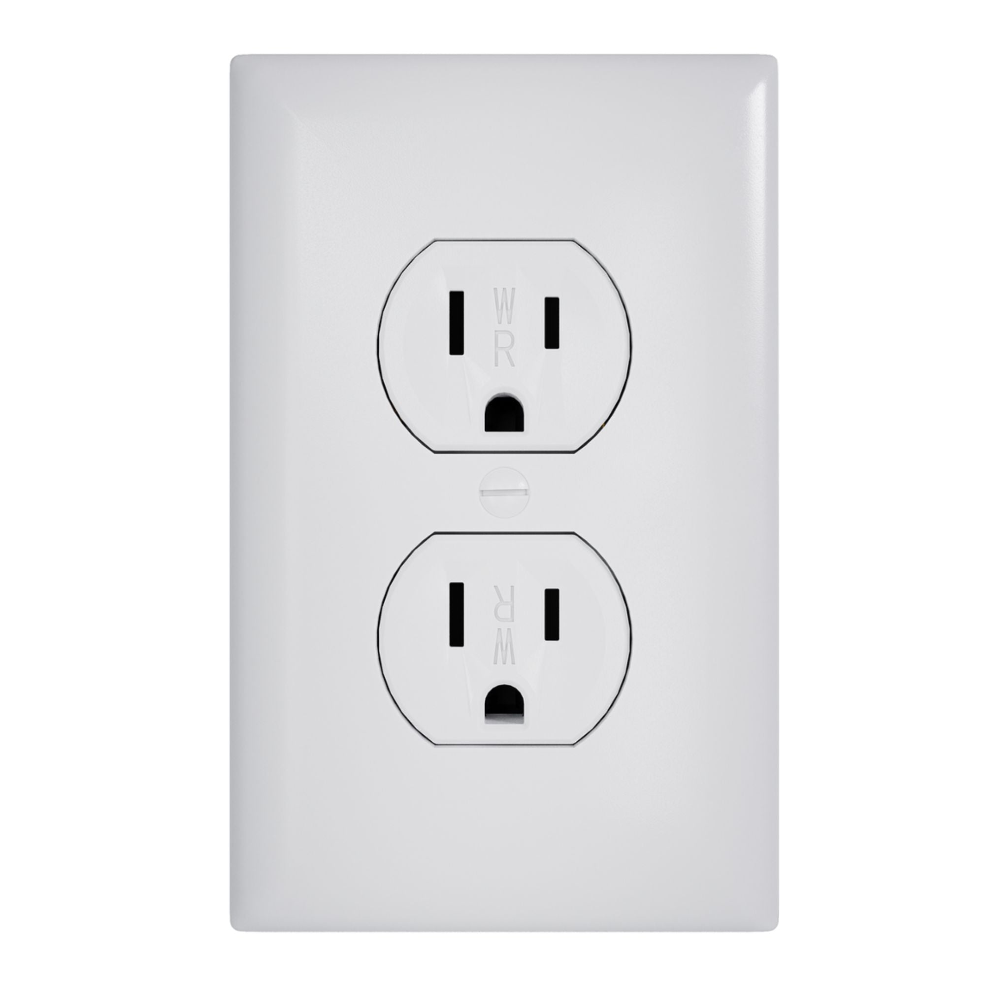 Pass & Seymour 3232TREXWRW Trademaster 15A Tamper-Resistant Weather-Resistant Duplex Outlet, White