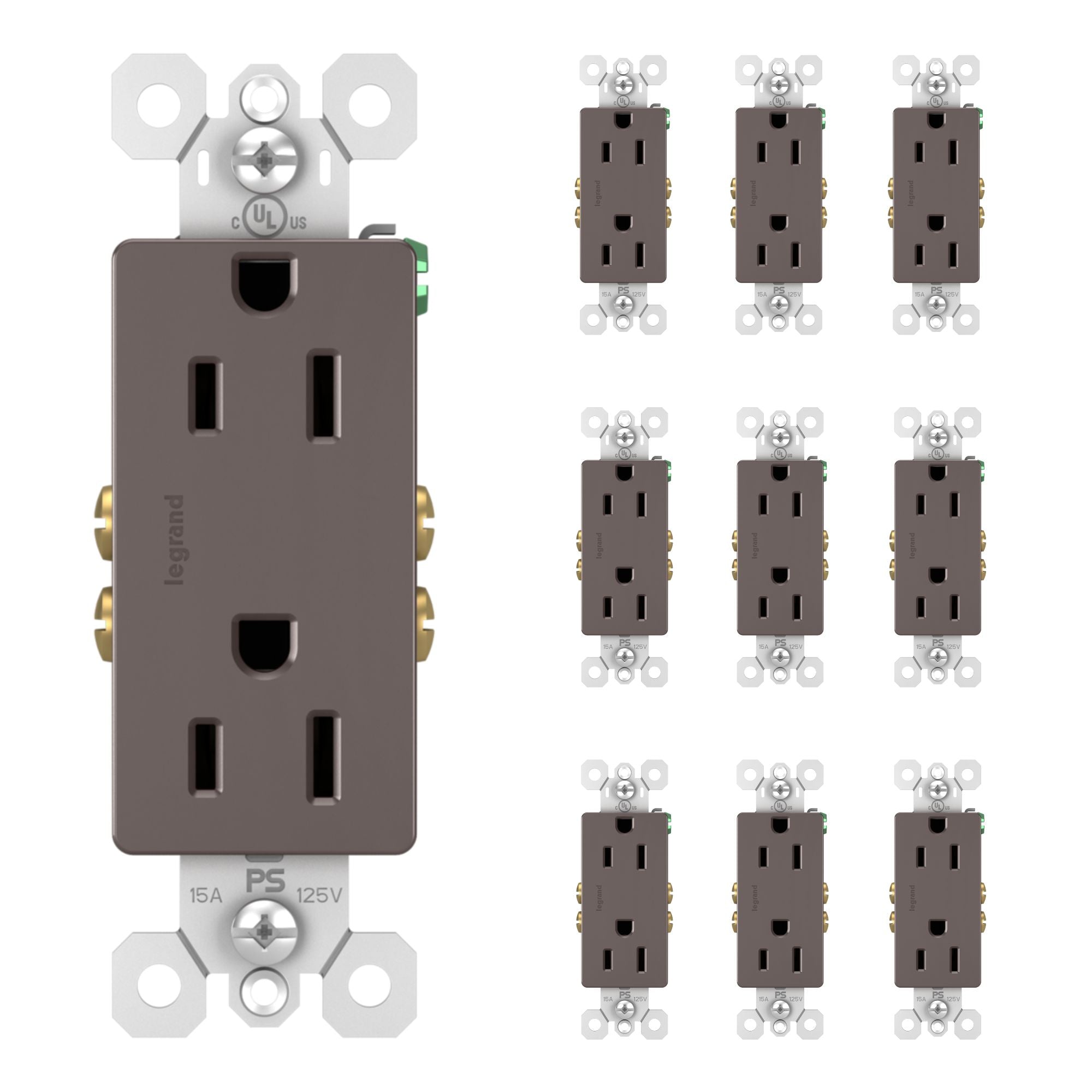radiant 15A Duplex Outlet