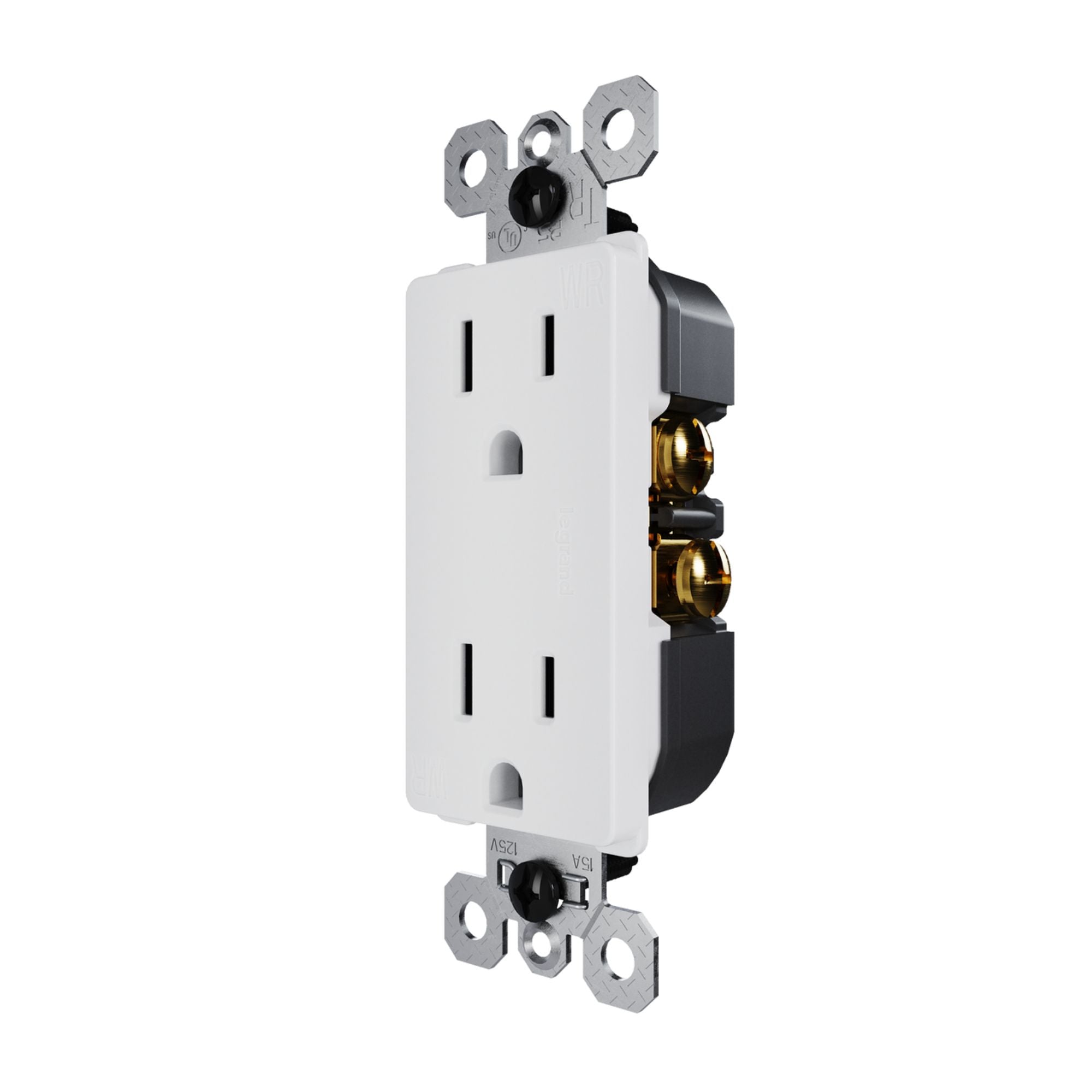 Legrand 885TREXWRW radiant 15A Tamper-Resistant Weather-Resistant Duplex Outlet, White