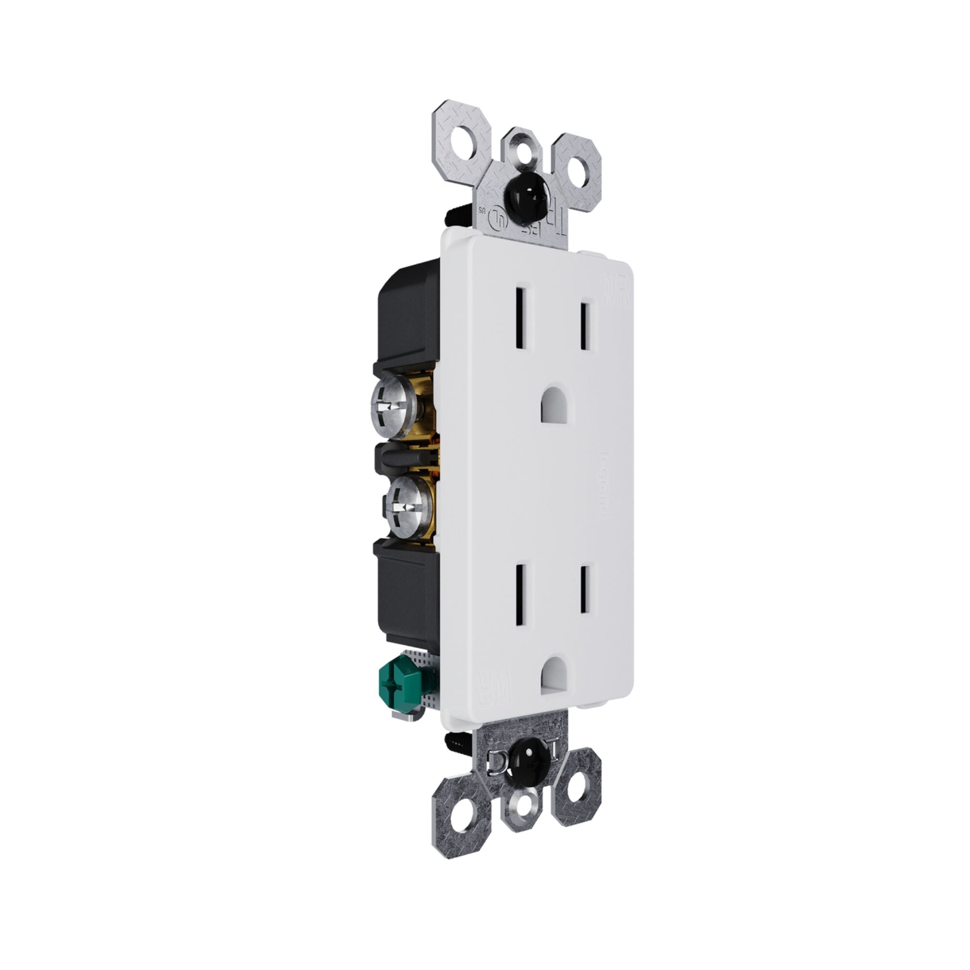 Legrand 885TREXWRW radiant 15A Tamper-Resistant Weather-Resistant Duplex Outlet, White
