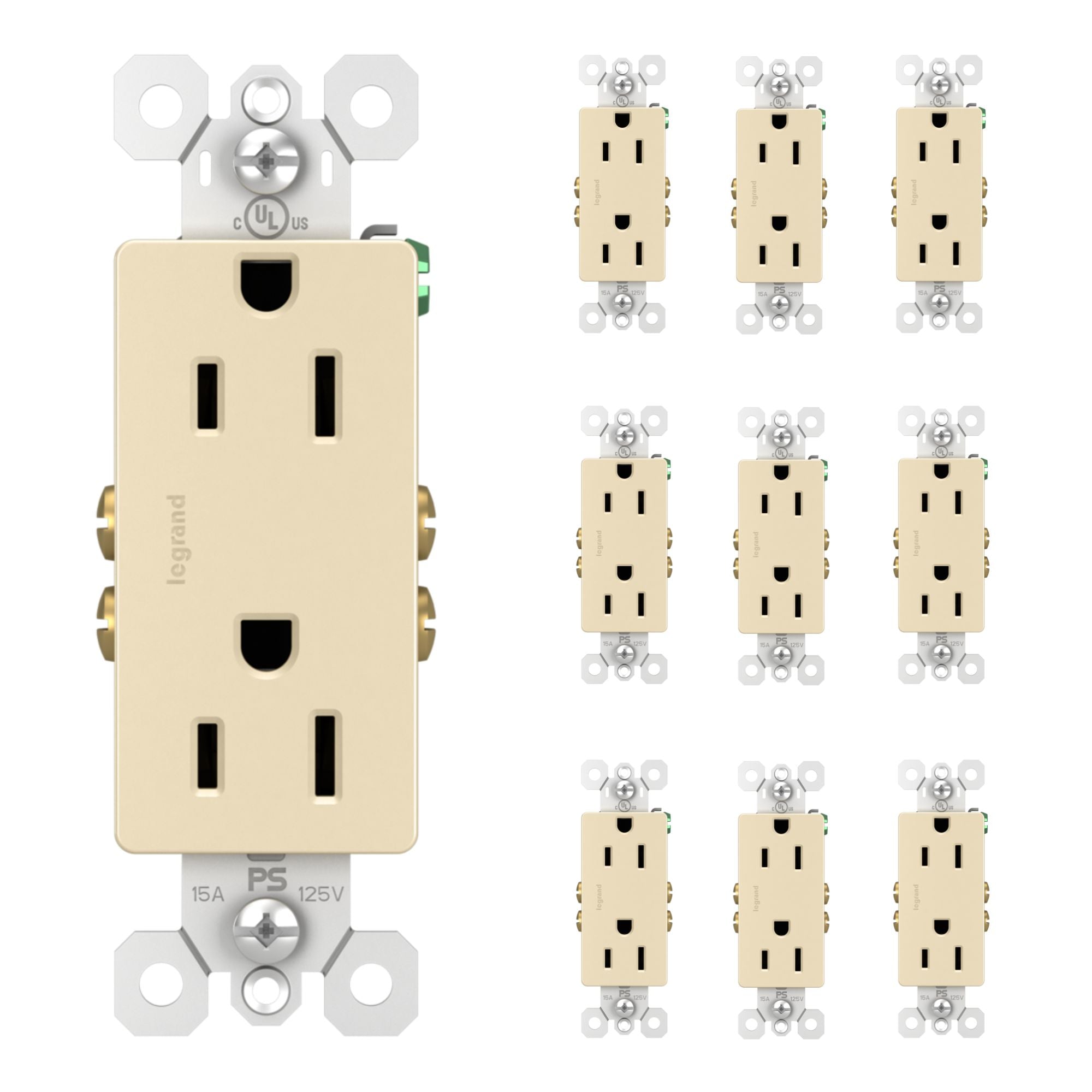 radiant 15A Duplex Outlet