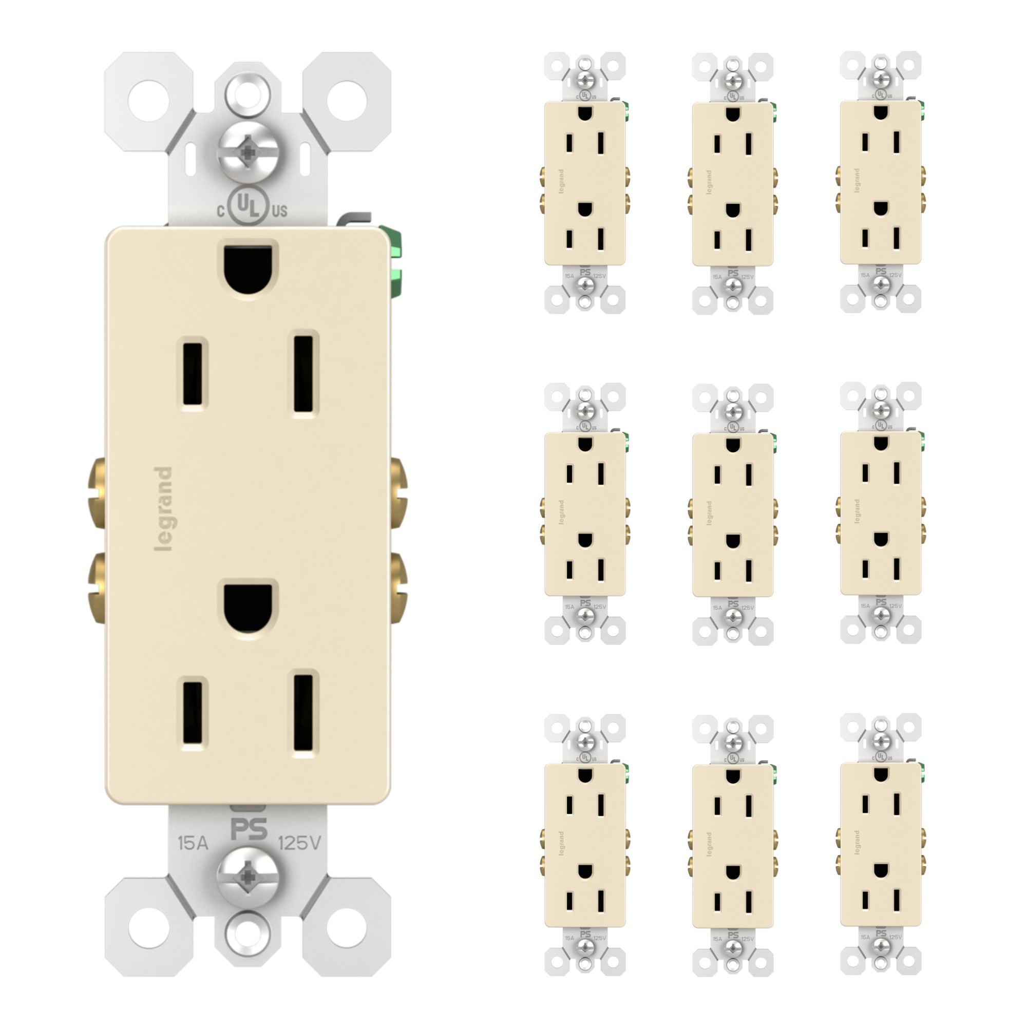 radiant 15A Duplex Outlet