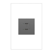 Legrand ARUSB30PDM4 Adorne 30W Dual USB Type C Outlet Module, Magnesium