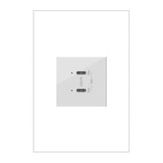 Legrand ARUSB30PDW4 adorne 30W Dual USB Type C Outlet Module, White
