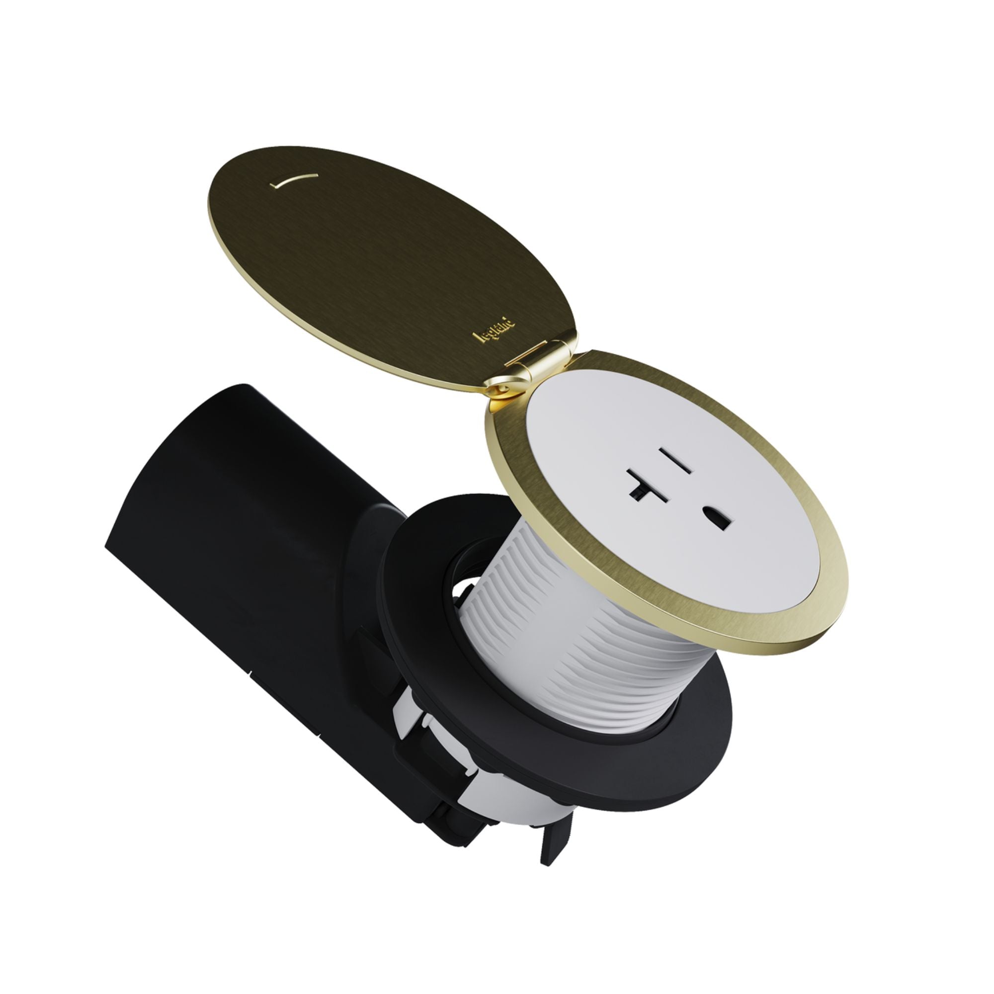 Legrand Pass & Seymour CP498L Kitchen Countertop Outlet Lids - Cast Metal in Four Finishes