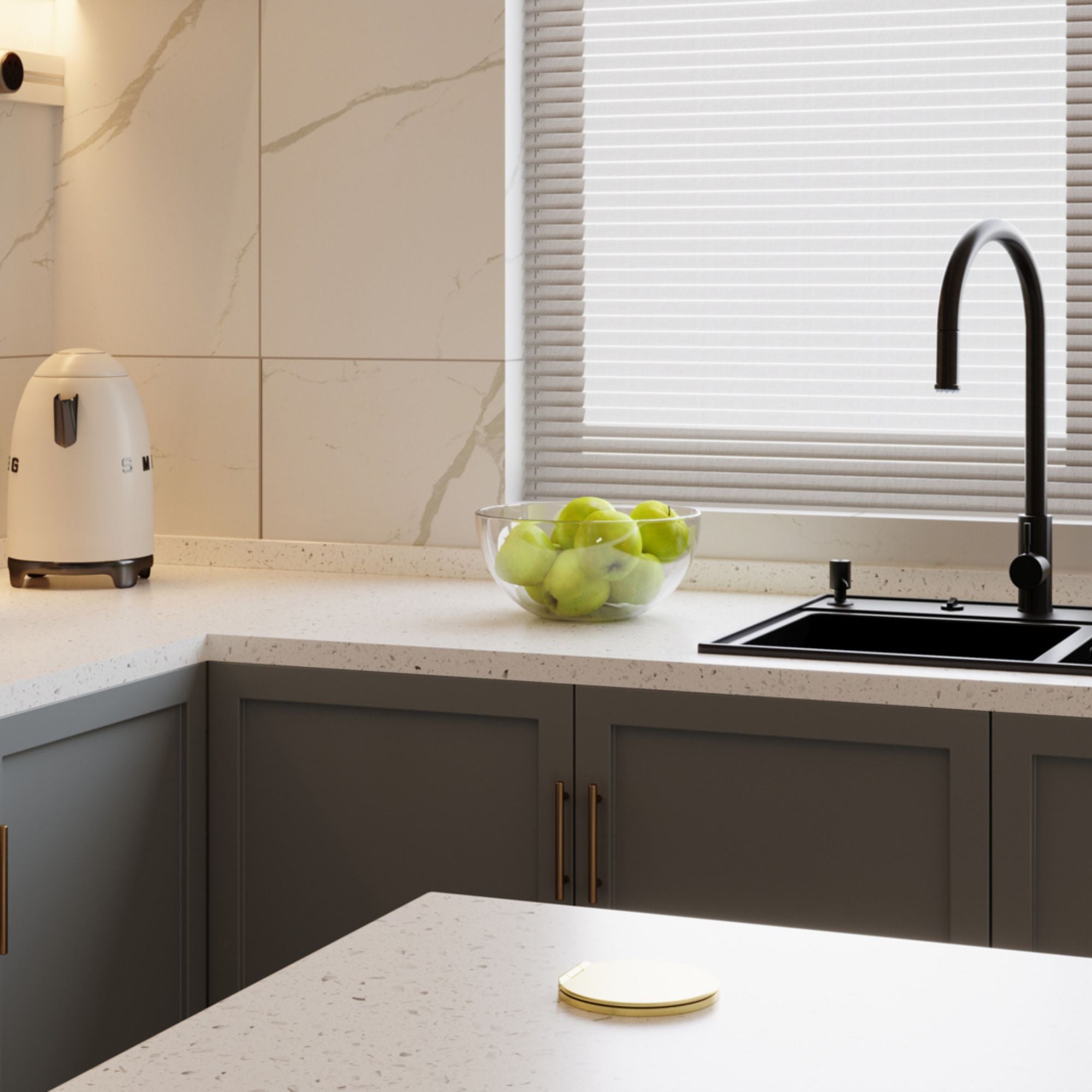Legrand Pass & Seymour CP498LCB Kitchen Countertop Outlet Lid - Champagne Bronze