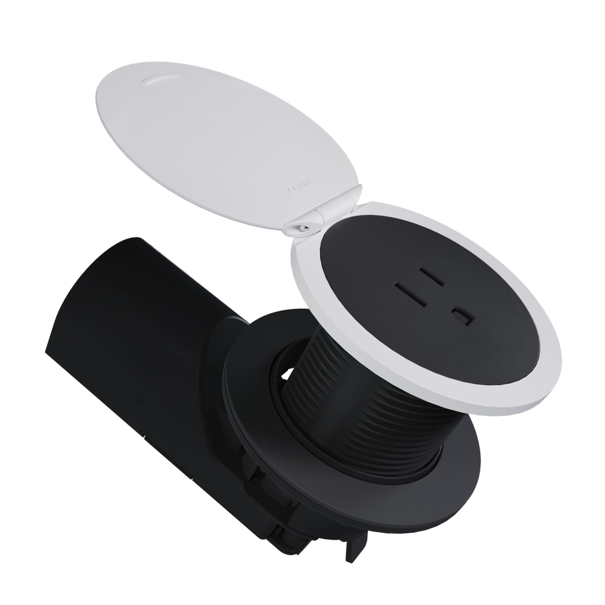 Legrand Pass & Seymour CP498LMW Kitchen Countertop Outlet Lid - Matte White
