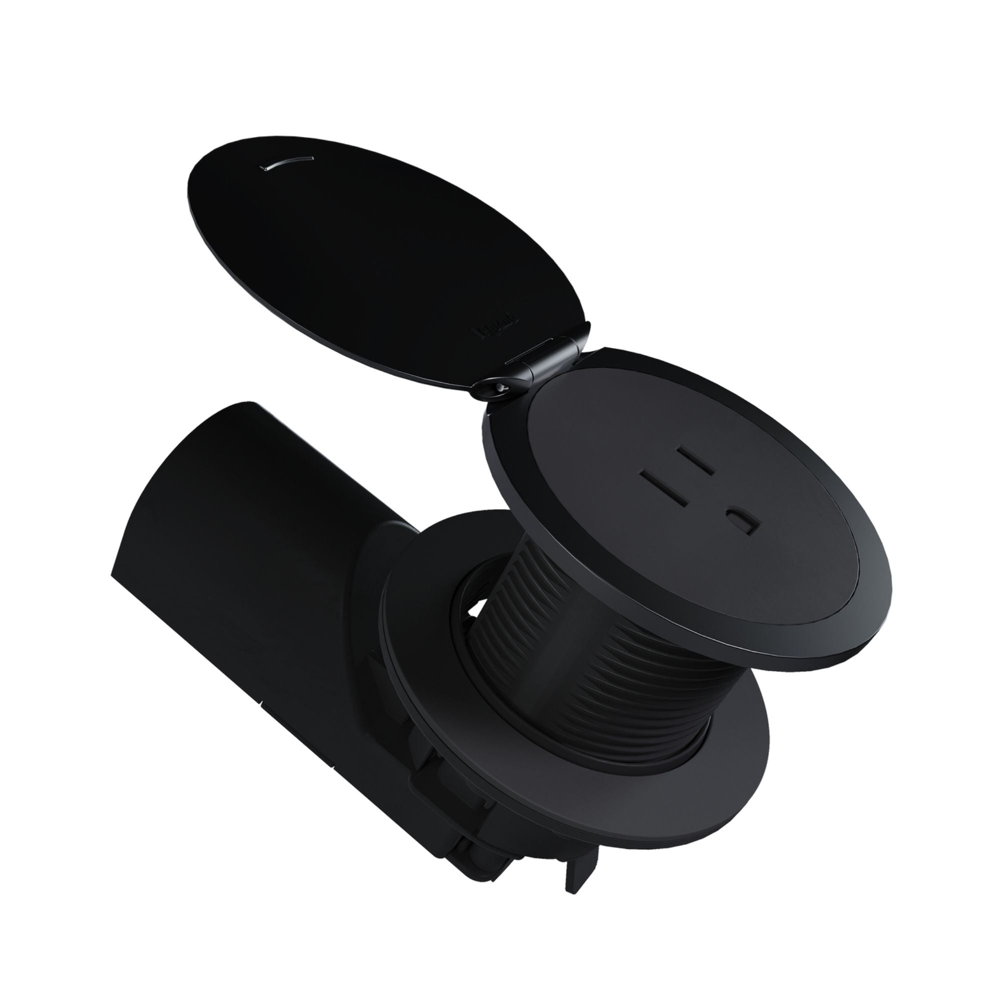 Pass & Seymour CP498TR15BK 15A Tamper-Resistant Kitchen Countertop Outlet, Matte Black