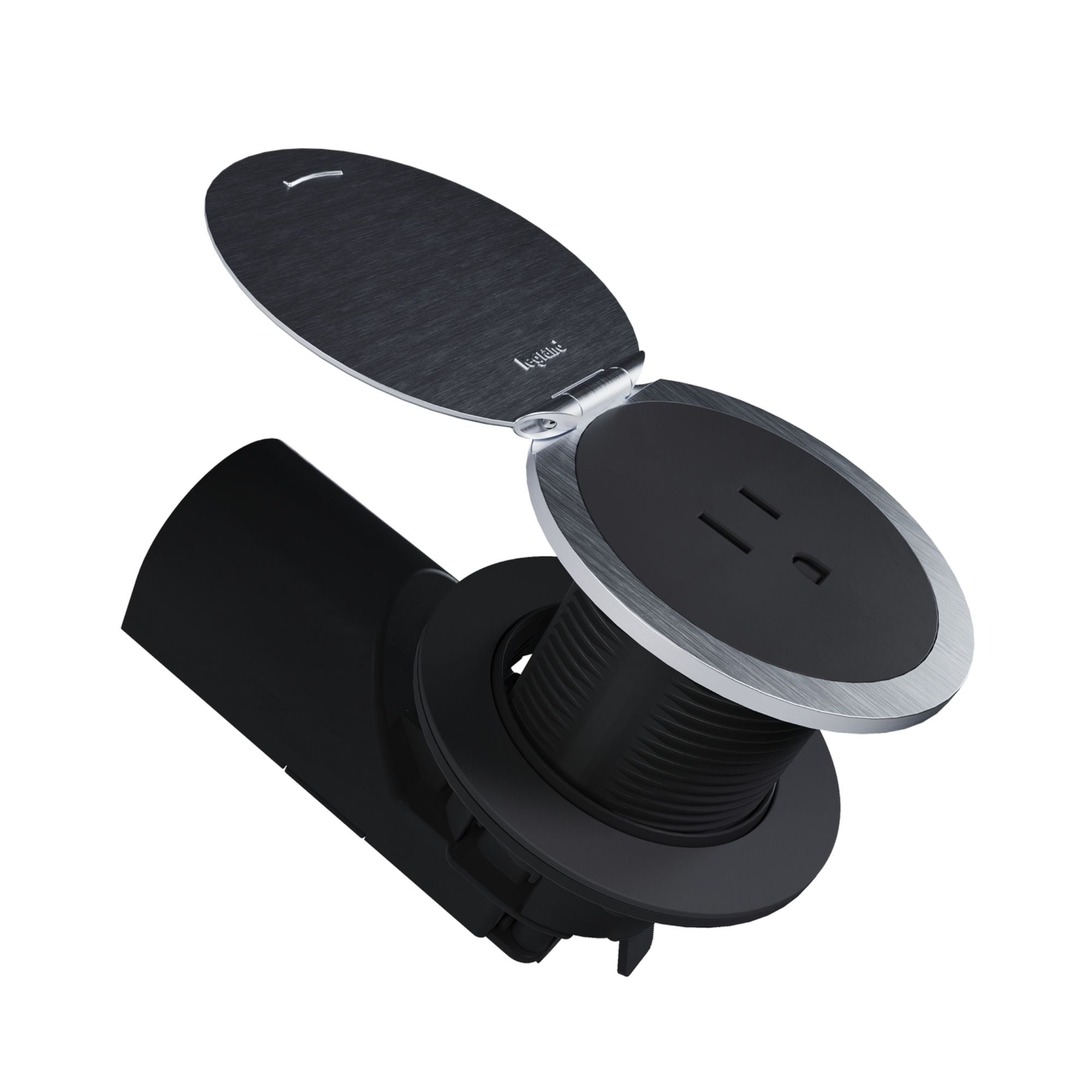 Pass & Seymour CP498TR15BK 15A Tamper-Resistant Kitchen Countertop Outlet, Matte Black