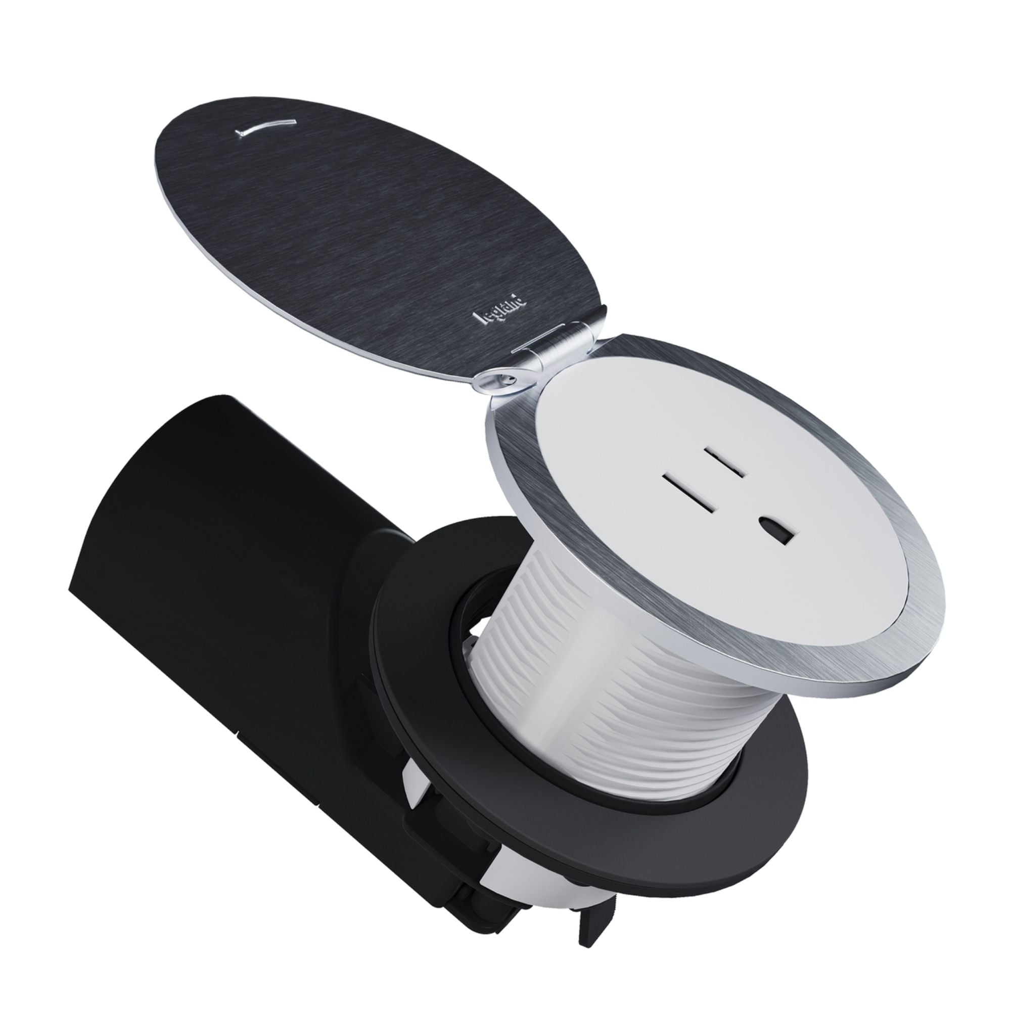 Pass & Seymour CP498TR15W 15A Tamper-Resistant Kitchen Countertop Outlet, Matte White