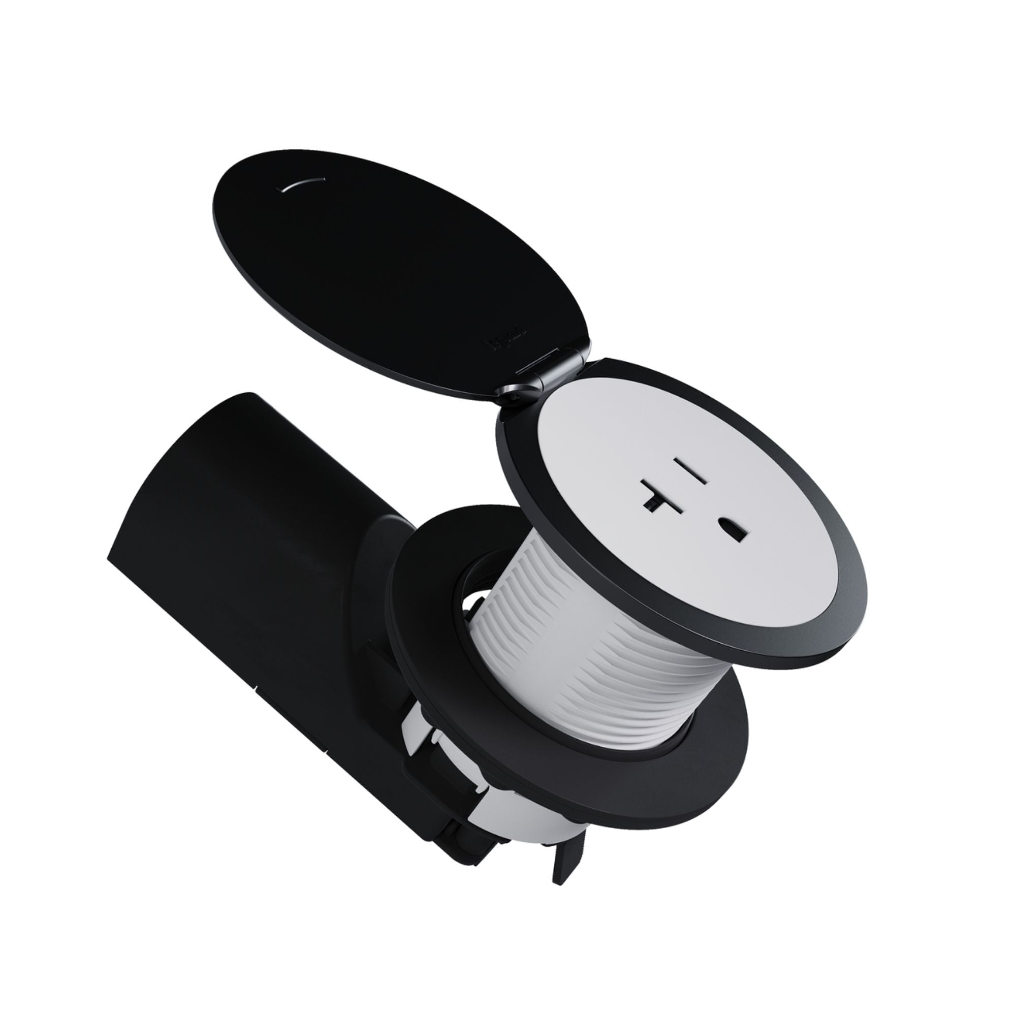 Pass & Seymour CP498TR20W 20A Tamper-Resistant Kitchen Countertop Outlet, Matte White