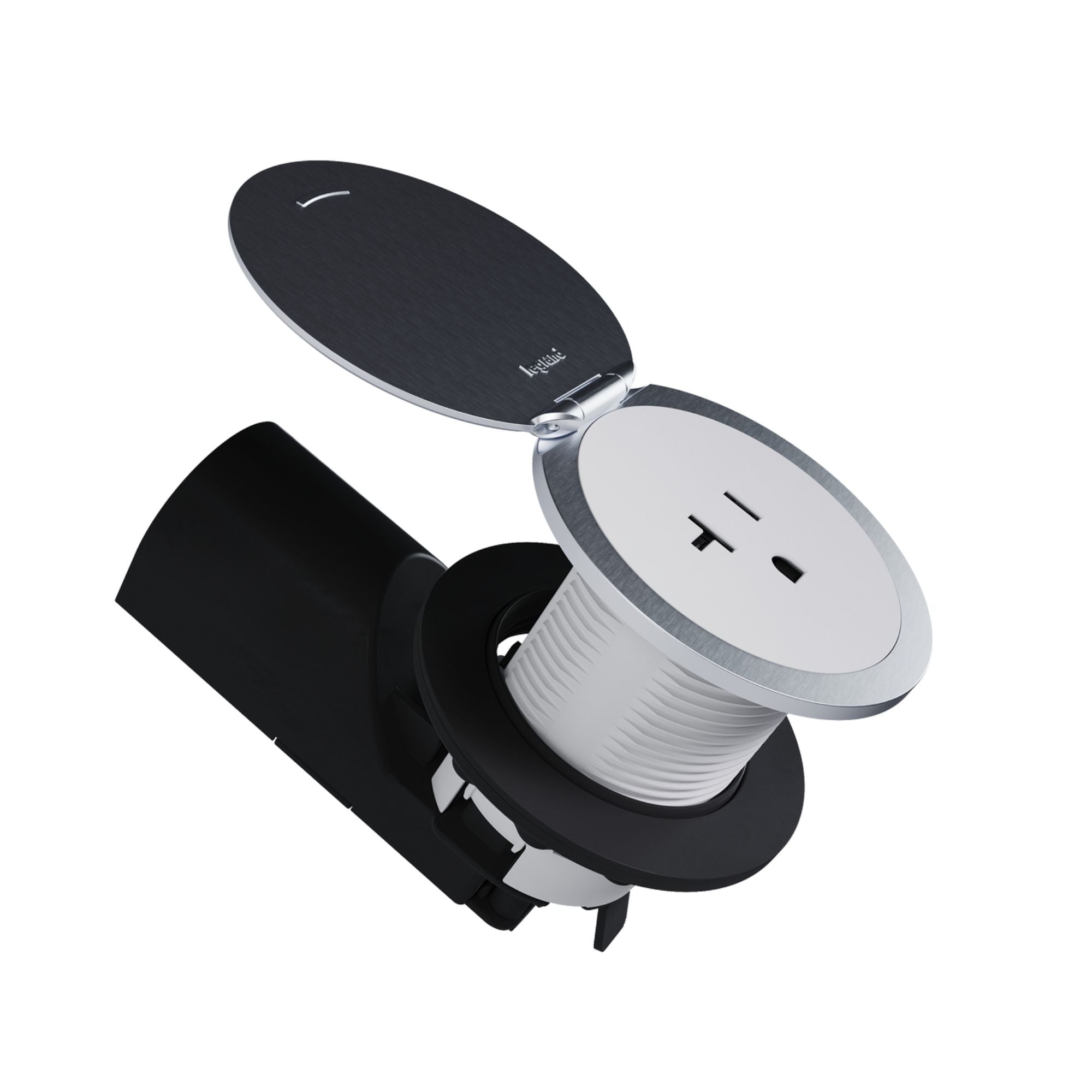 Pass & Seymour CP498TR20W 20A Tamper-Resistant Kitchen Countertop Outlet, Matte White