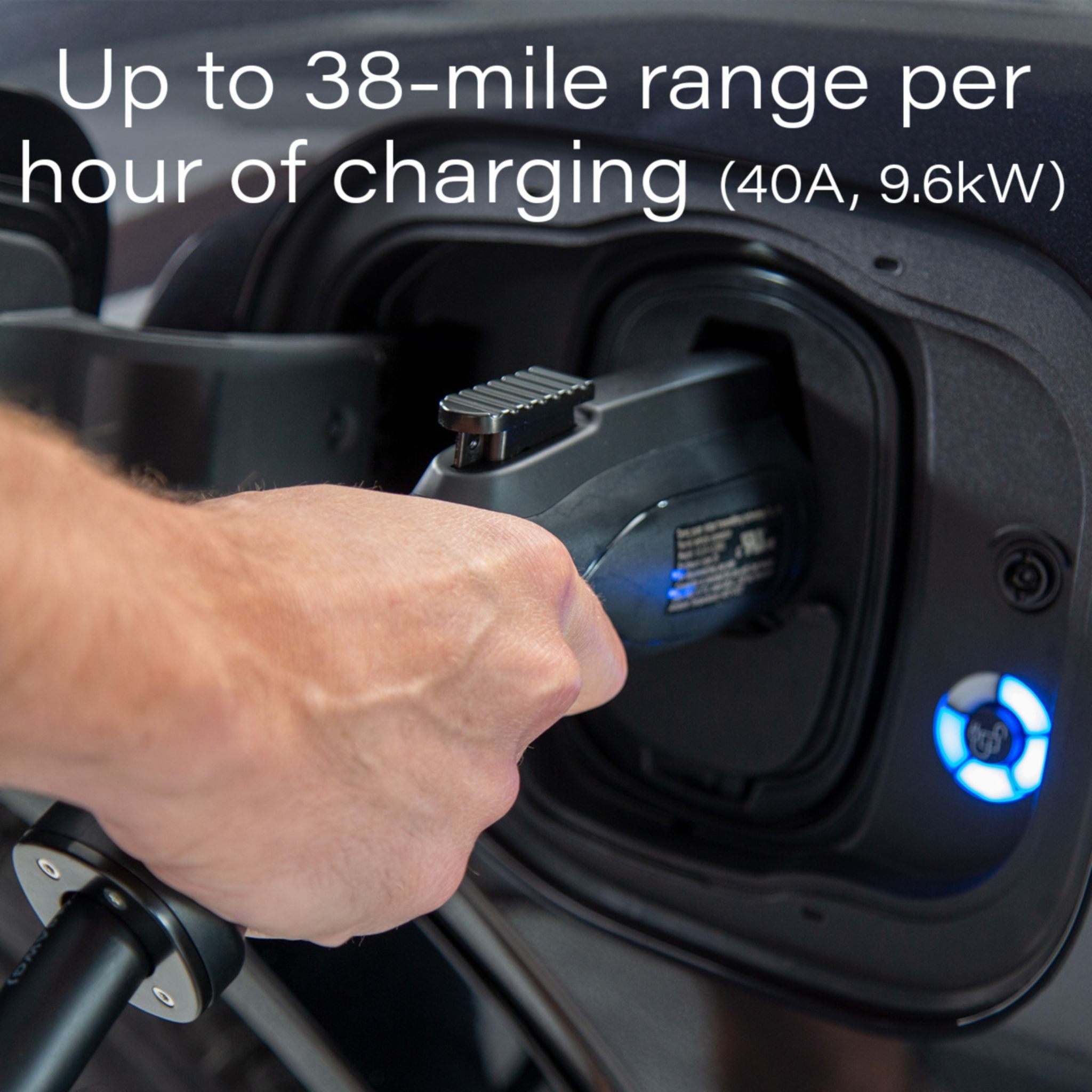 Legrand L2EVSE40ACP1450 Pass and Seymour L2EVSE40ACP1450 Non-Networked Level 2 Plug-In EV Charger, 40A, Indoor/Outdoor, Black