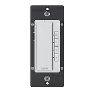 Legrand RT230W radiant Digital Countdown Timer, 800W, Single-Pole, 4-Button, 5-30 Min, White
