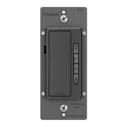 Legrand RT2BK radiant Digital Timer, 600W, 4-Button, 10-60 Min, Black