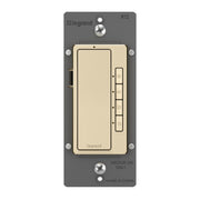 Legrand RT2I radiant Digital Timer, 600W, Single-Pole, 4-Button, 10-60 Min, Ivory
