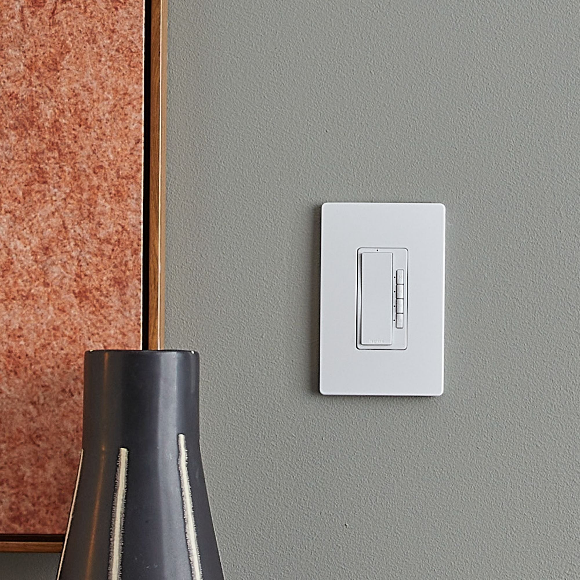 Legrand RT2NICCV4 radiant 4-Button Digital Countdown Timer Switch, 10-60 Min, 600W, Neutral Required, Nickel