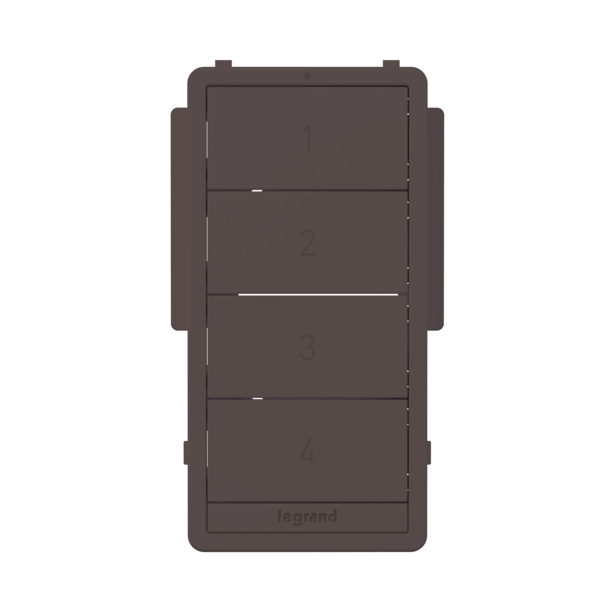 Legrand WNRCB40CKIT Radiant Smart Scene Controller Color Change Kit, Brown