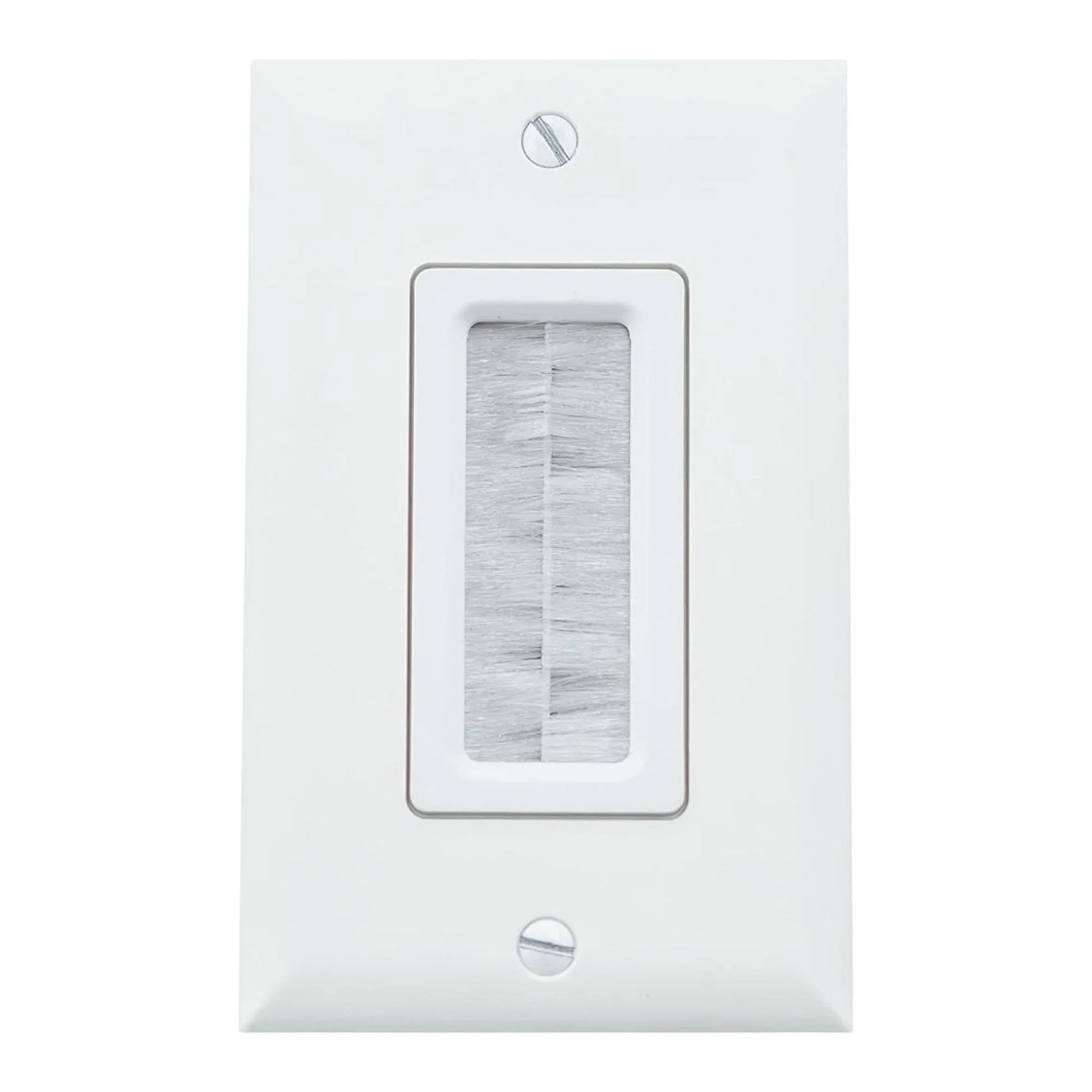 Legrand - On-Q 1-Gang Cable Access Wall plate, White | Bees Lighting