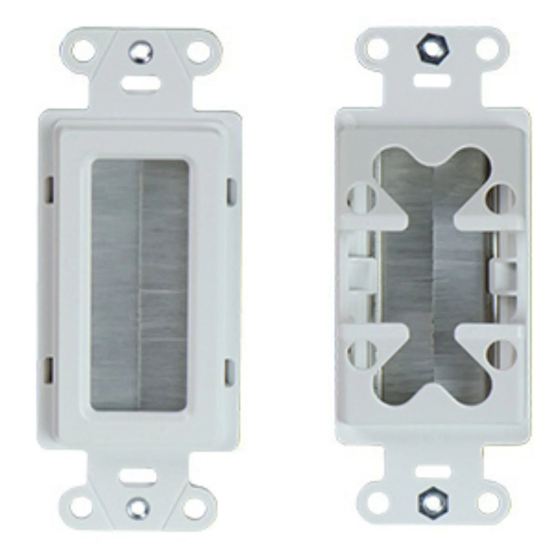 Legrand - On-Q 1-Gang Cable Access Wall plate, White | Bees Lighting