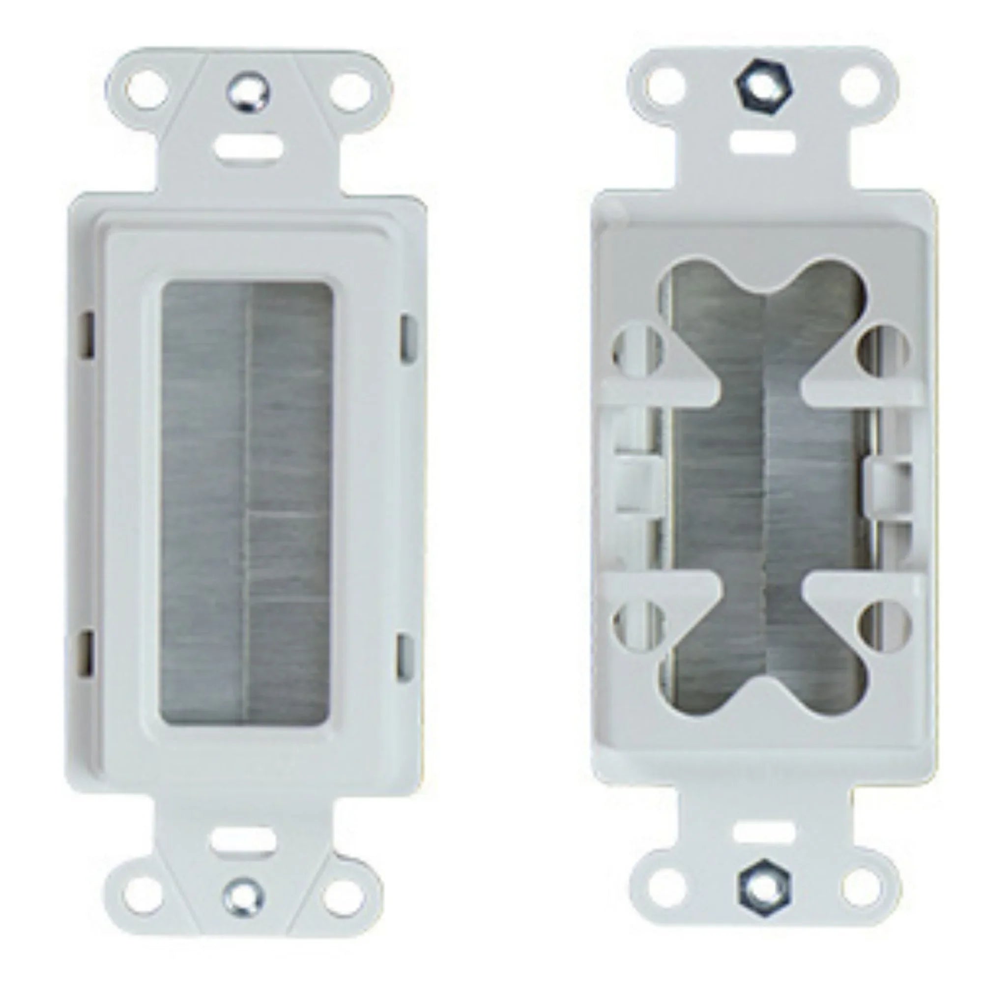 Legrand - On-Q 1-Gang Cable Access Wall plate, White | Bees Lighting